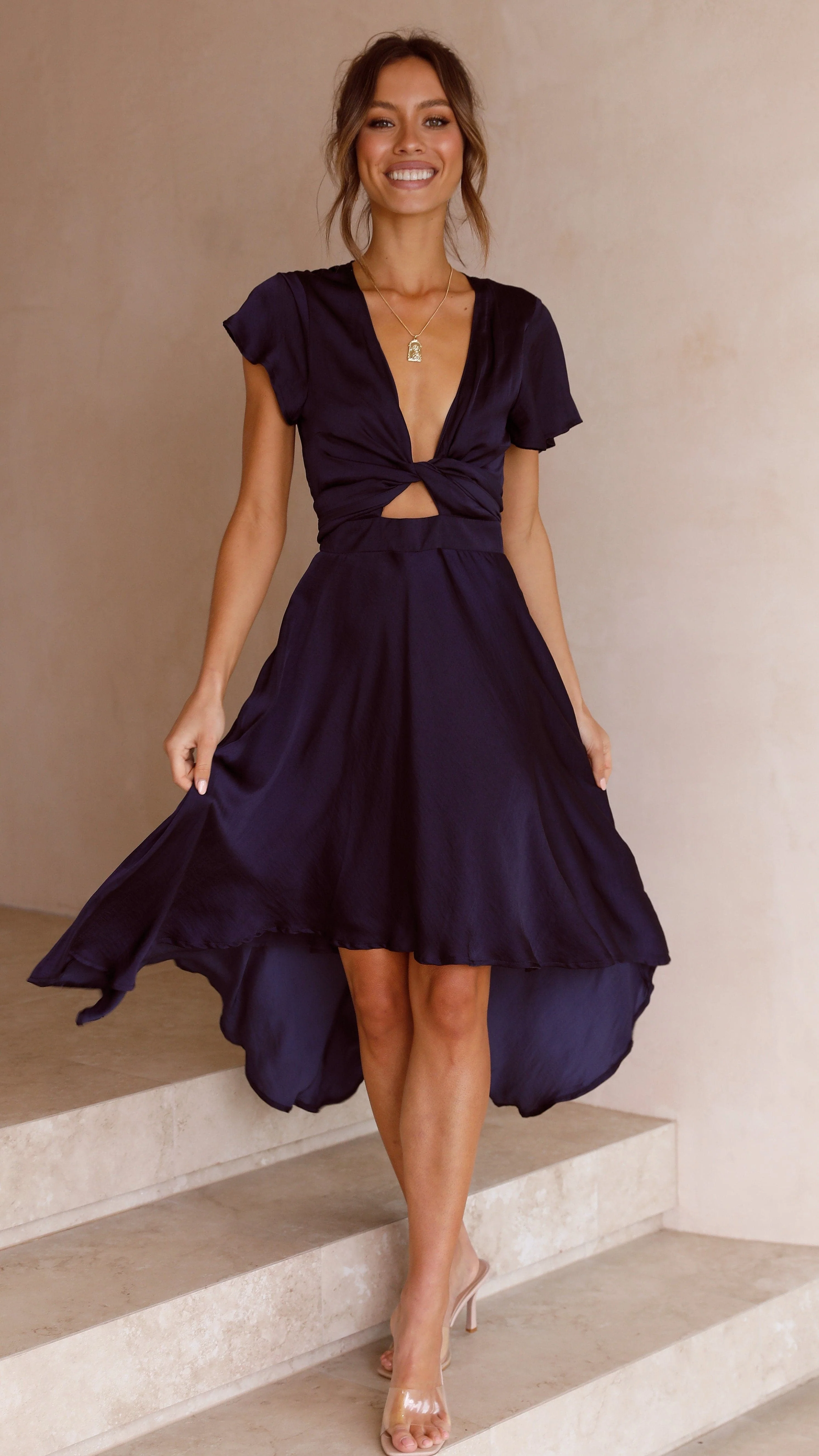 Sunny Daze Dress - Navy - Image 28