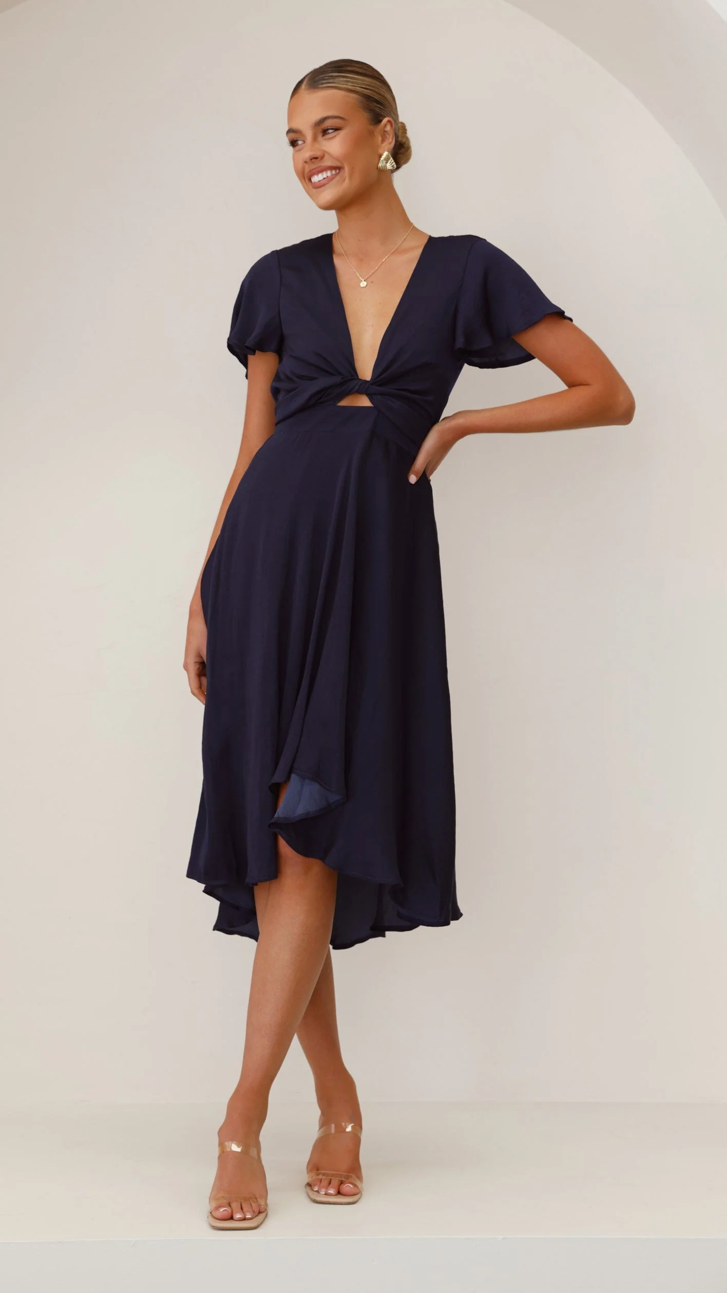 Sunny Daze Dress - Navy - Image 33