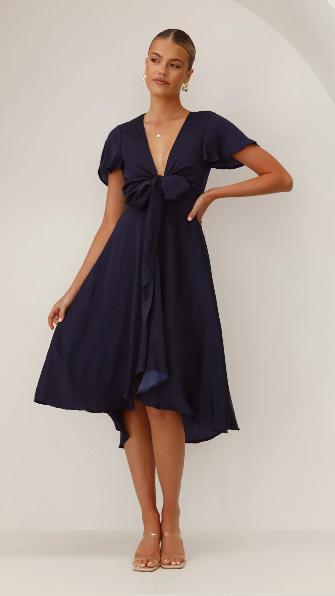 Sunny Daze Dress - Navy - Image 9