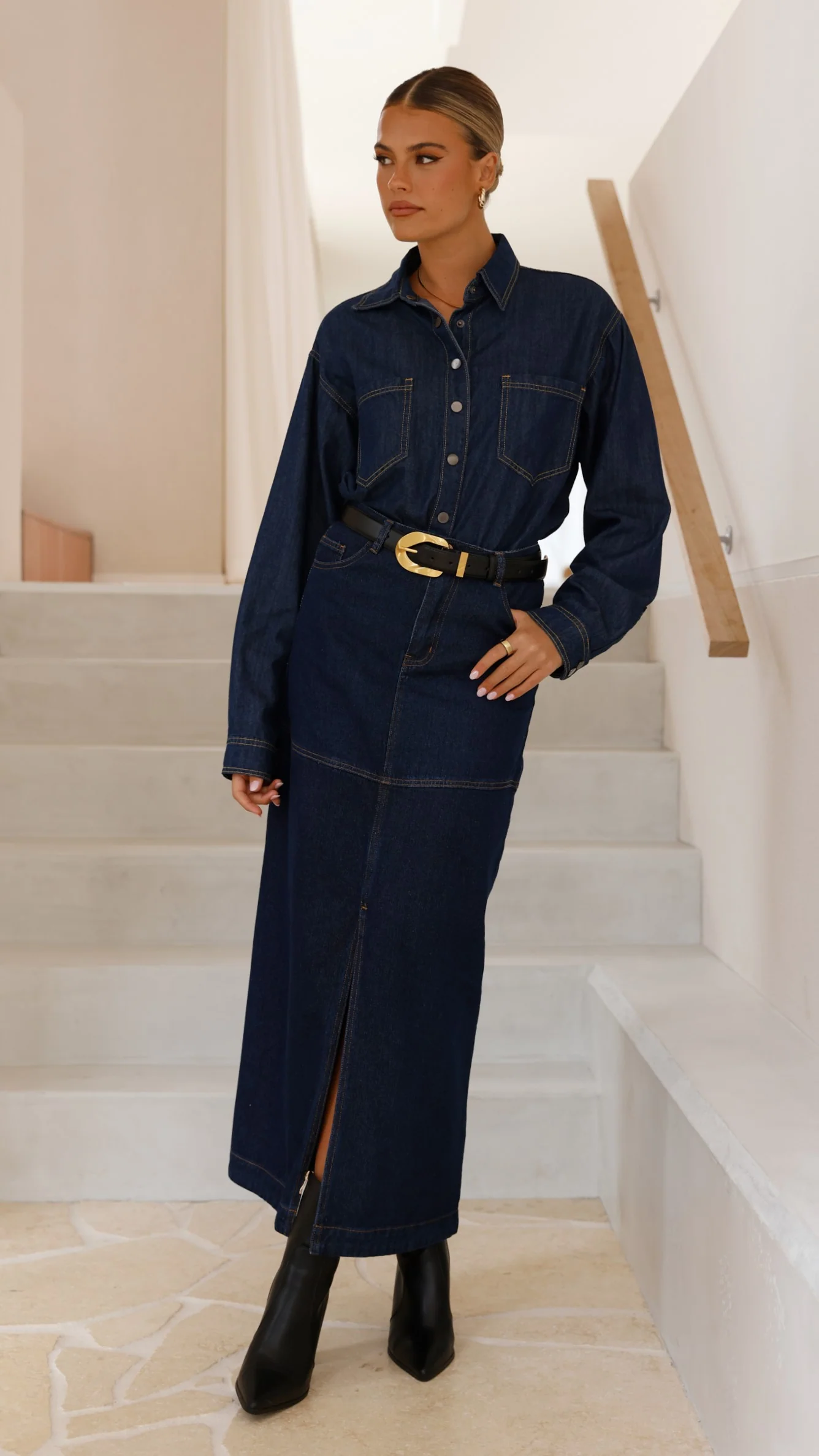 Sylas Jacket - Indigo - Image 4