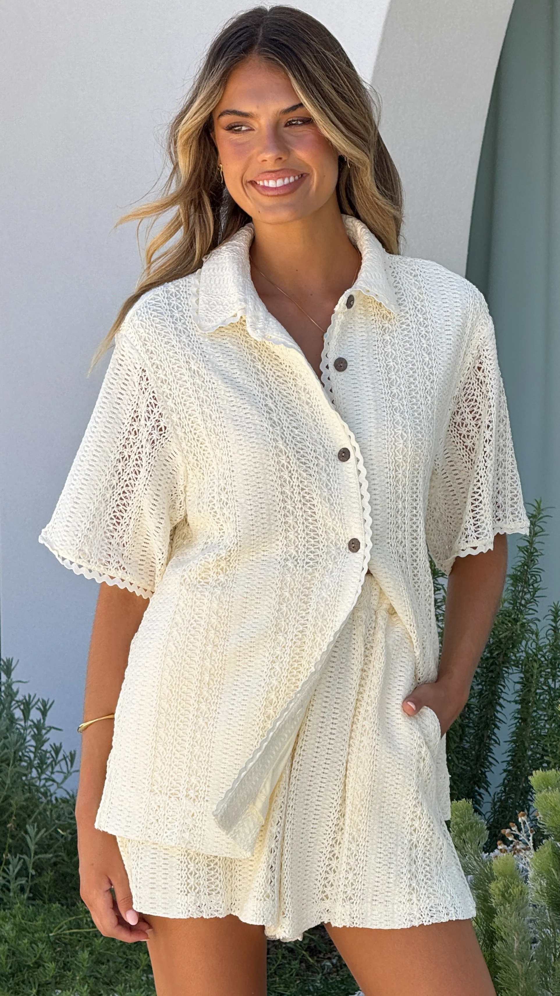 Sylvie Shorts - Oat - Image 8