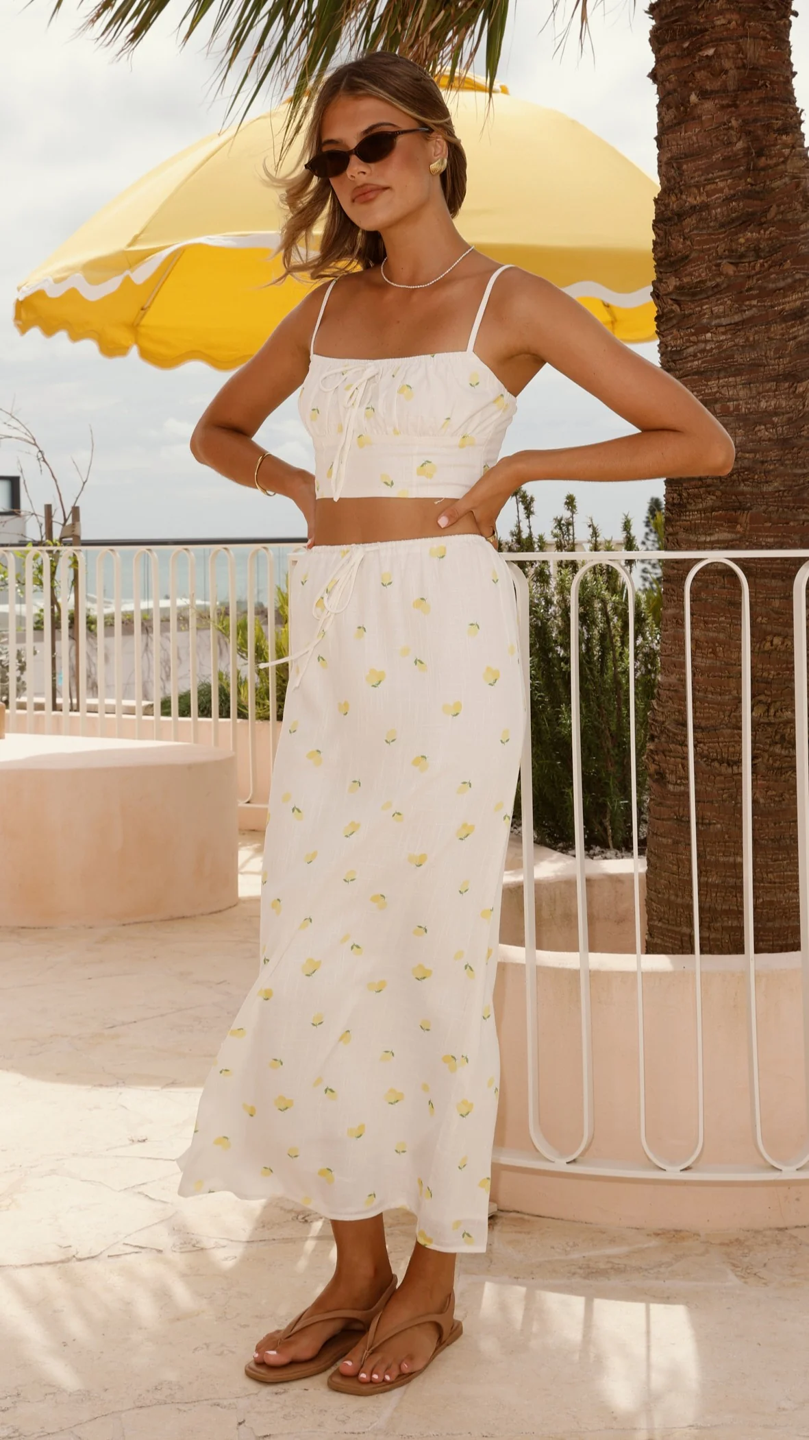 Tafari Crop Top - Limone - Image 4