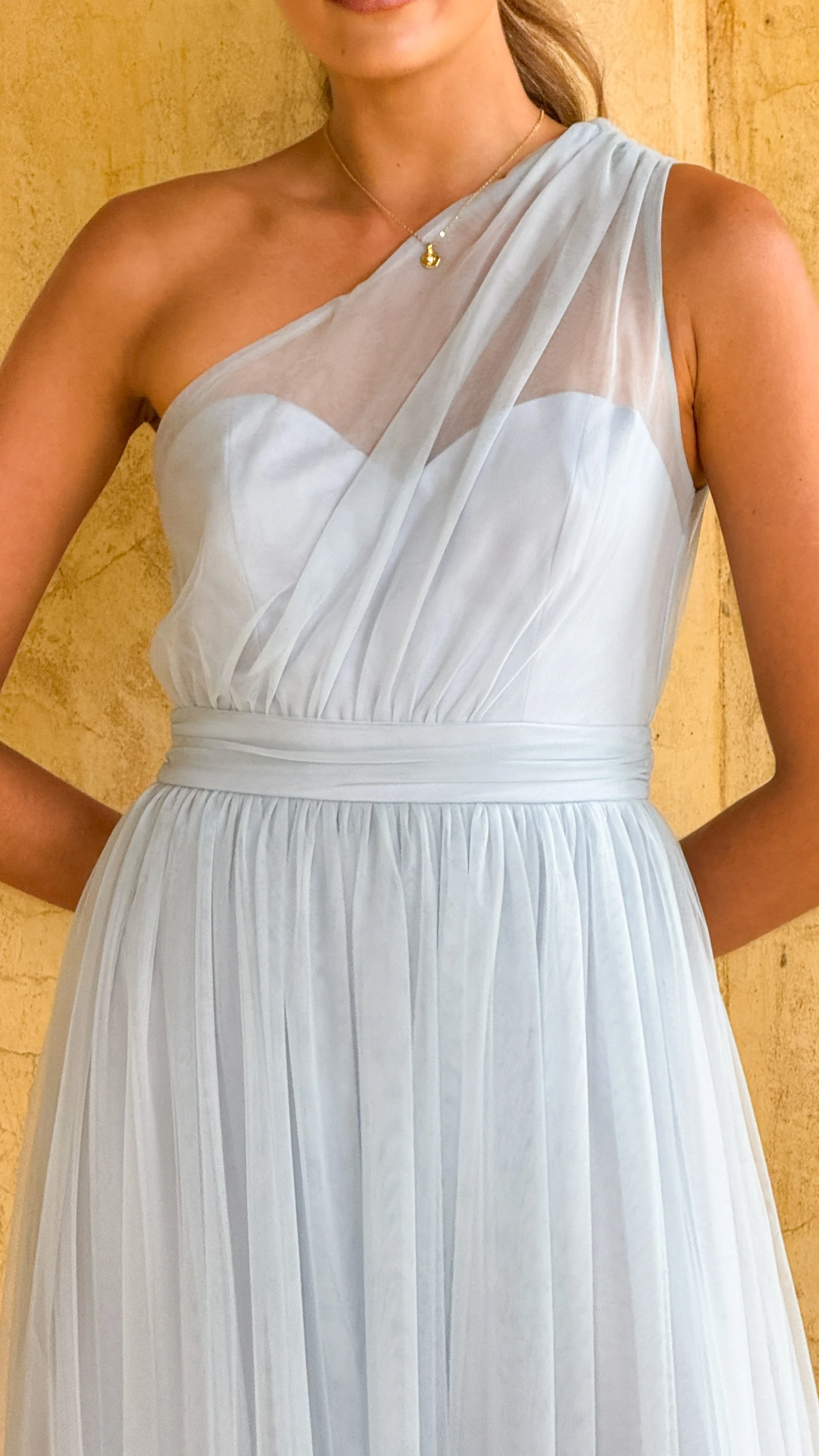 Talissa Tulle Maxi Dress - Blue - Image 6