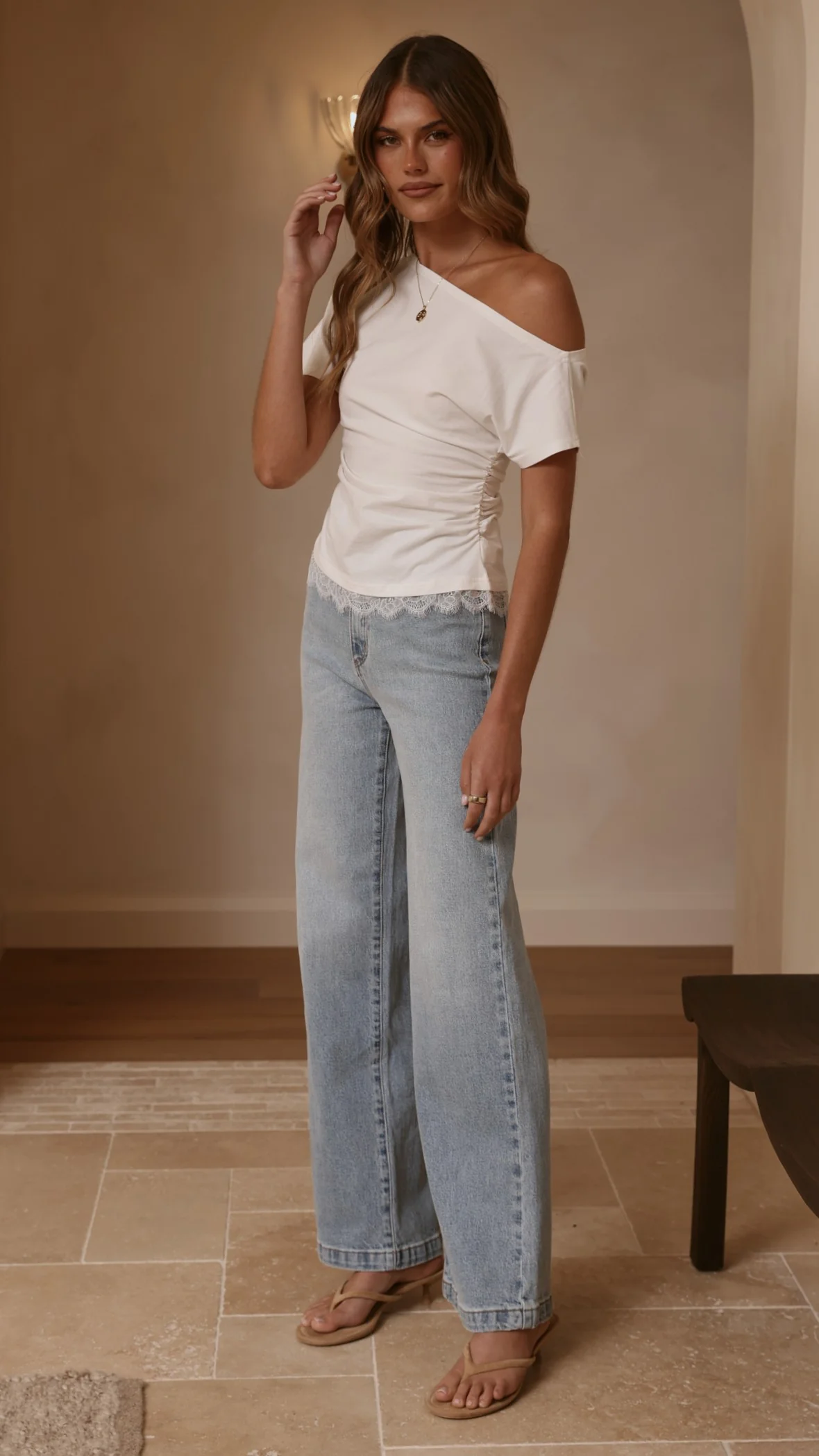Tallie Lace Top - White - Image 5
