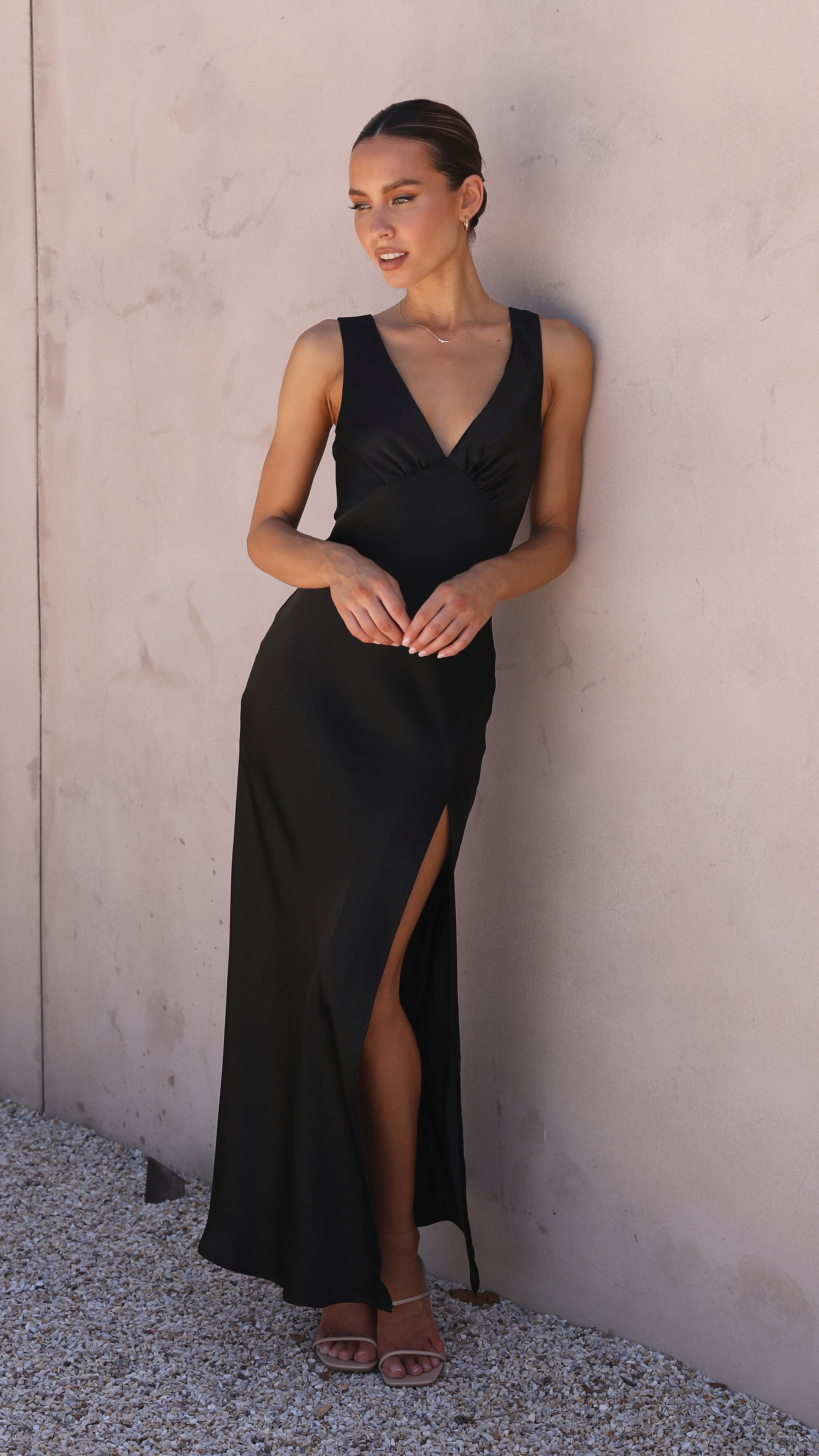 Taylor Maxi Dress - Black - Image 6