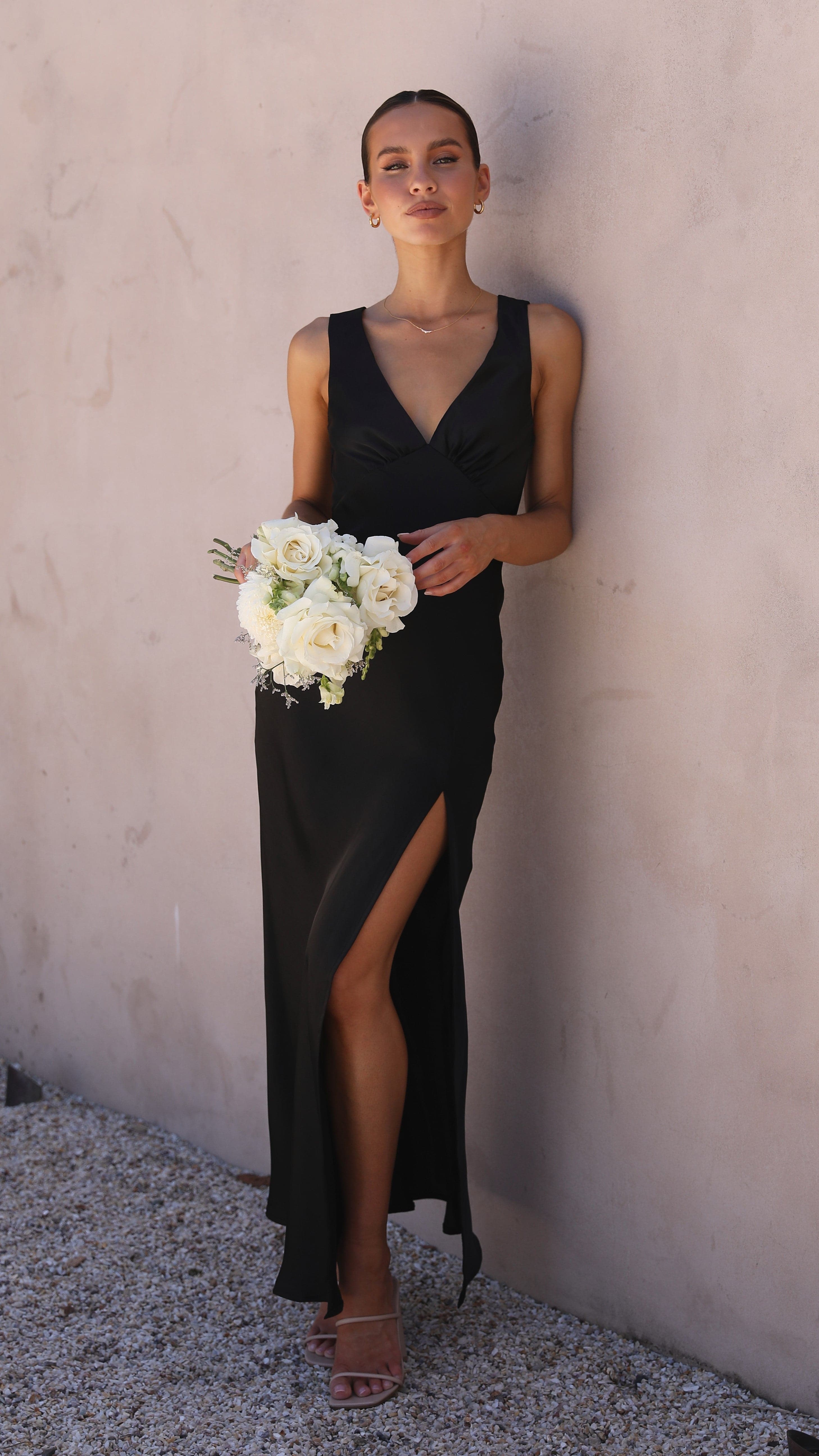 Taylor Maxi Dress - Black - Image 7