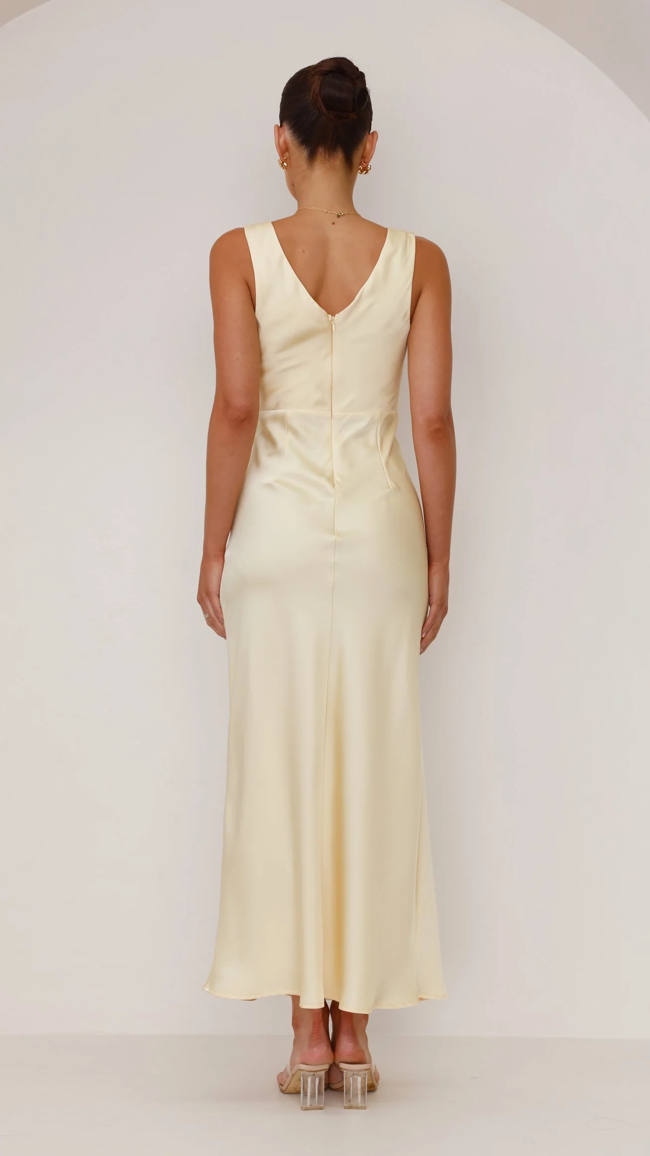 Taylor Maxi Dress - Lemon - Image 12