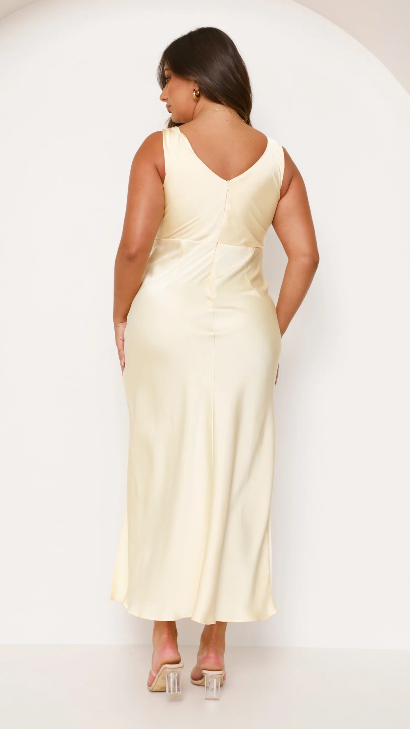 Taylor Maxi Dress - Lemon - Image 5