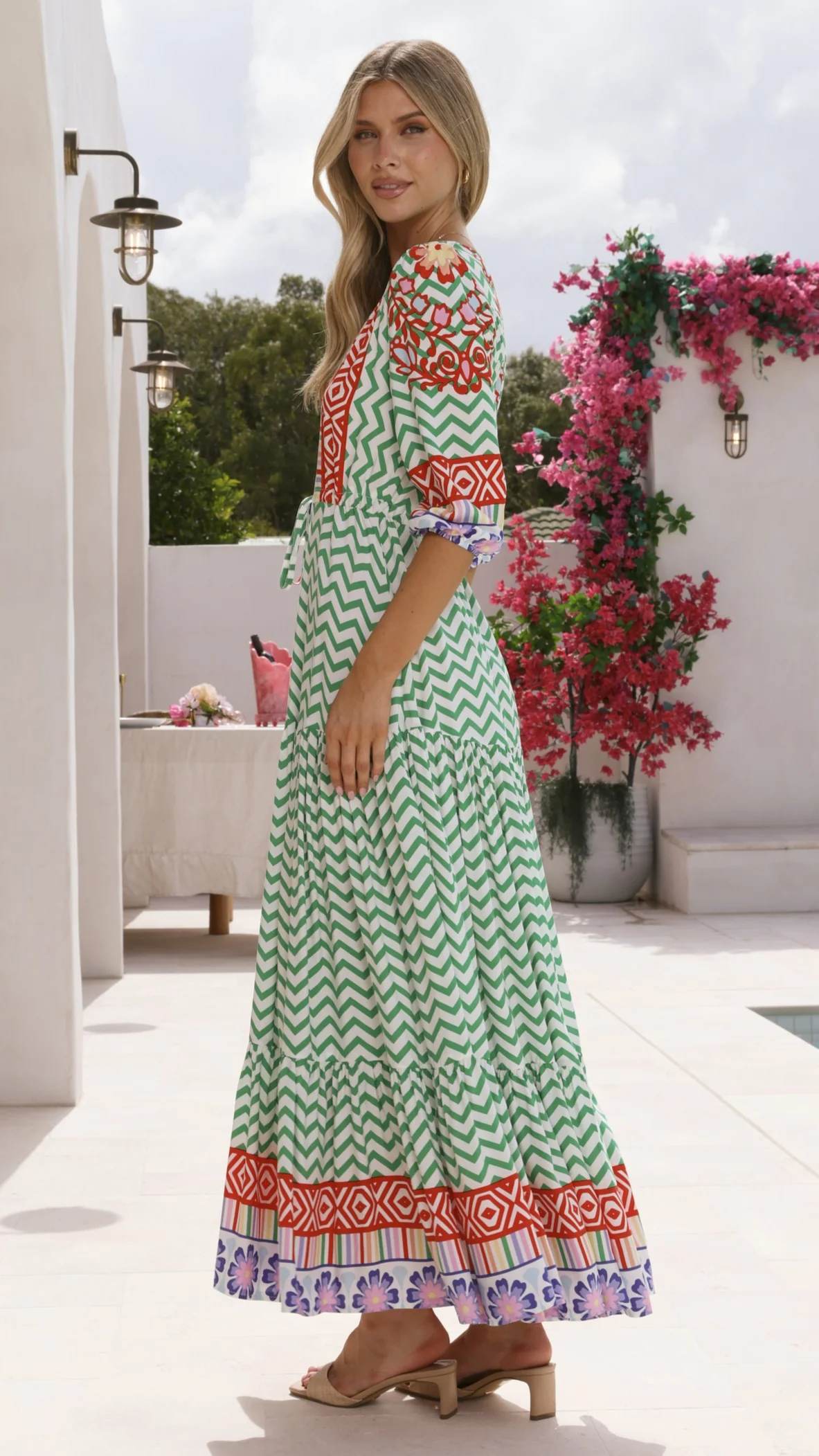 Tessa Maxi Dress - Ziggy Print - Image 3