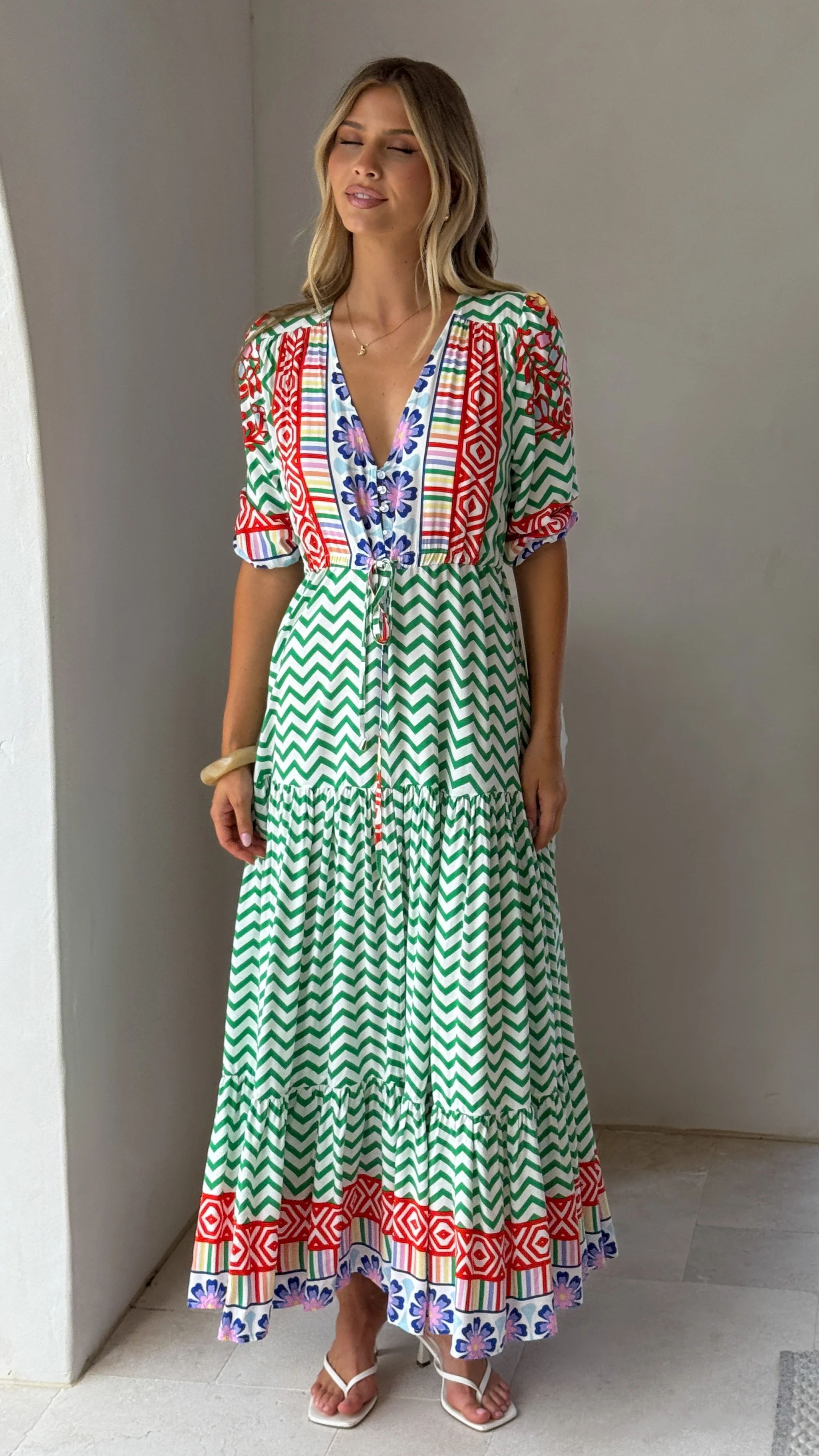 Tessa Maxi Dress - Ziggy Print - Image 4