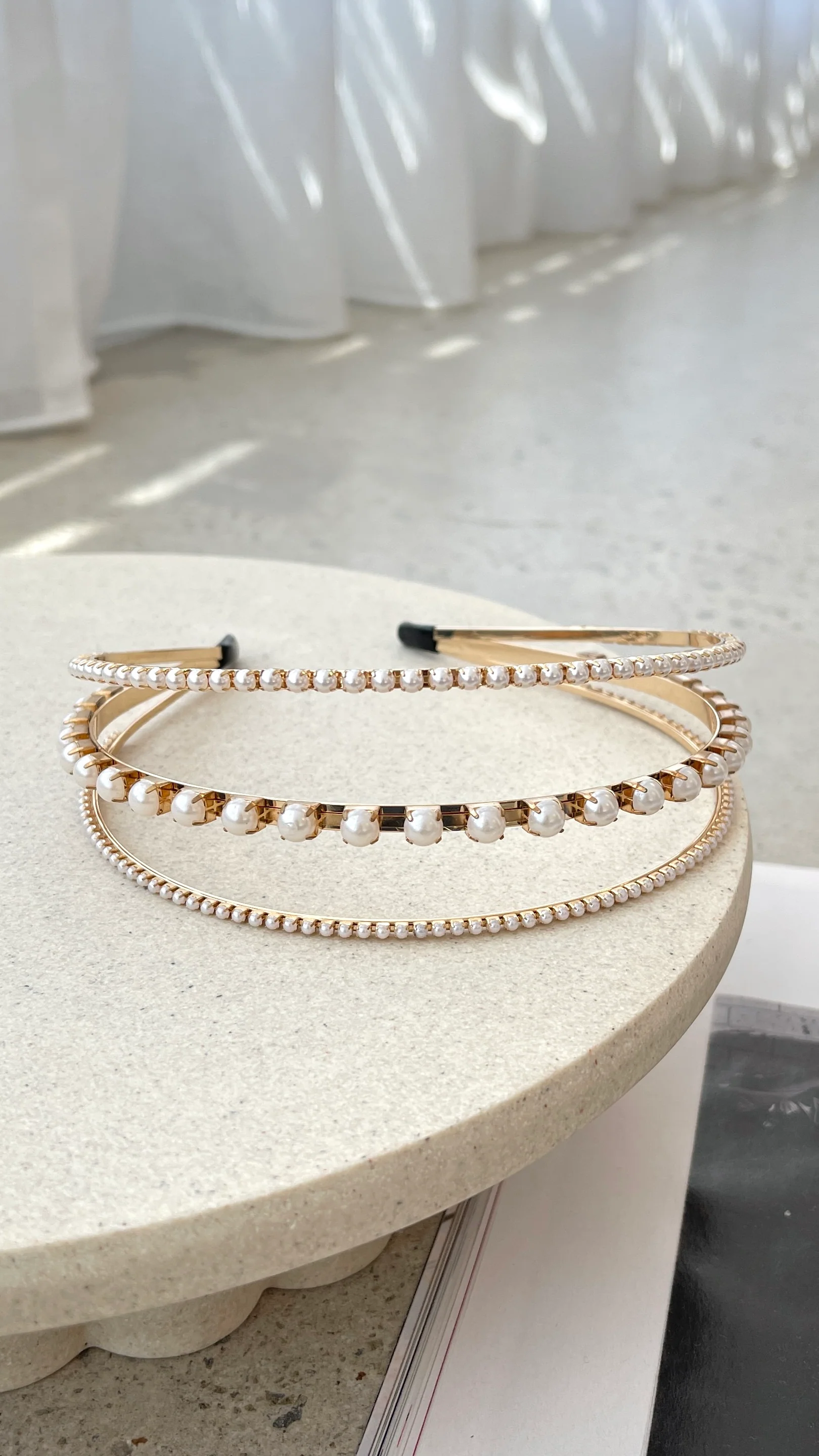 Tiana Headband - Gold - Image 2