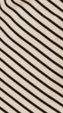 Tiarna Side Ruched Tee - Black/White Stripe - Image 12