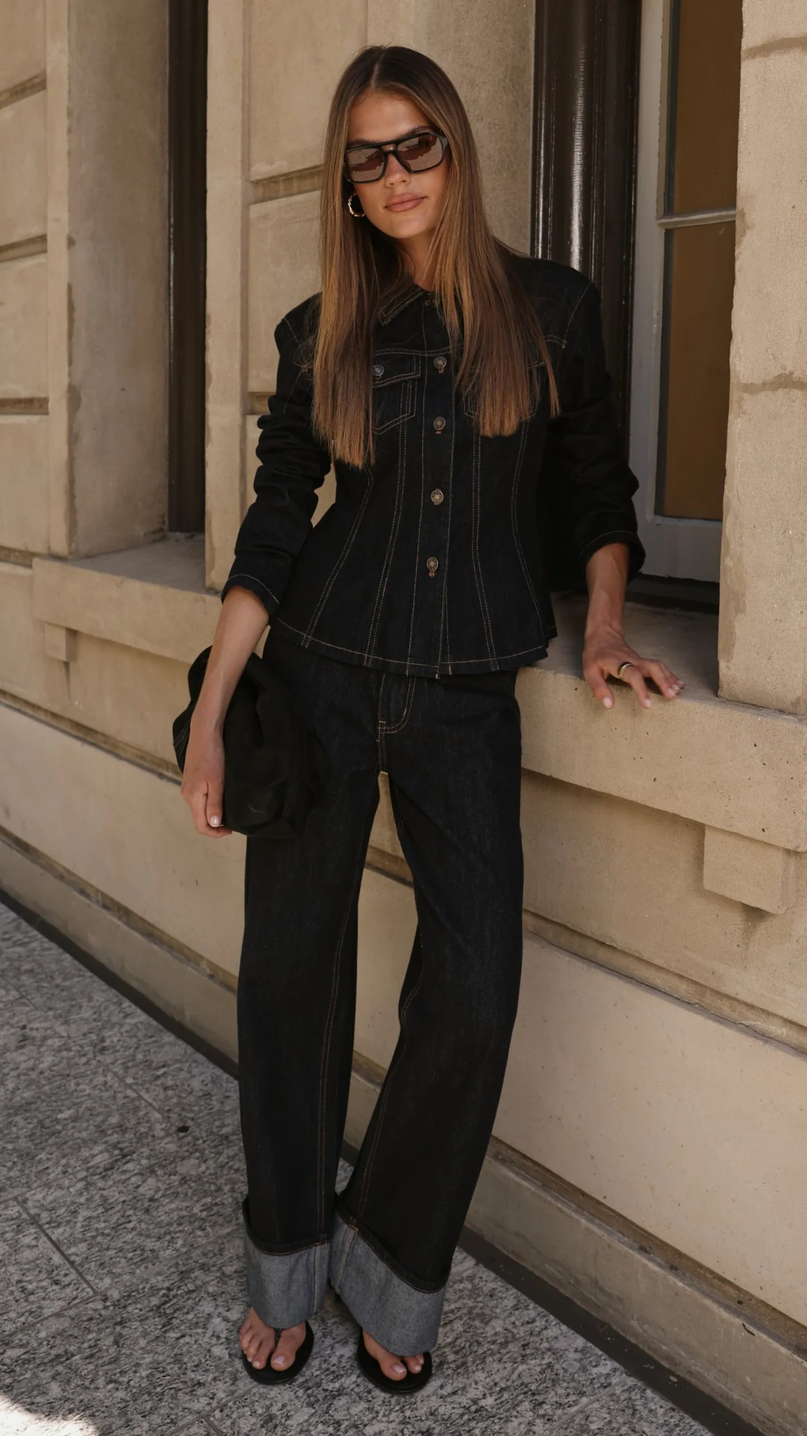 Top Model Cuffed Jean - Indigo - Image 9