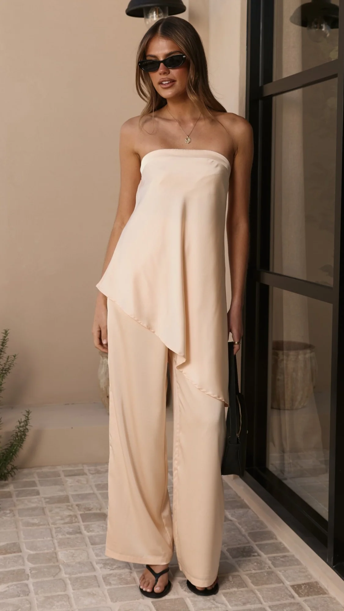Tova Strapless Top - Vanilla - Image 6