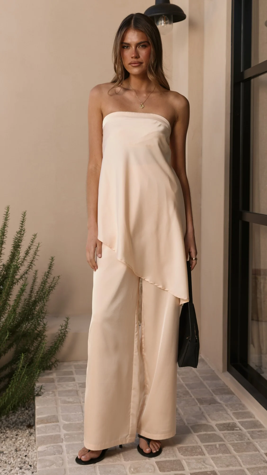 Tova Strapless Top - Vanilla - Image 7