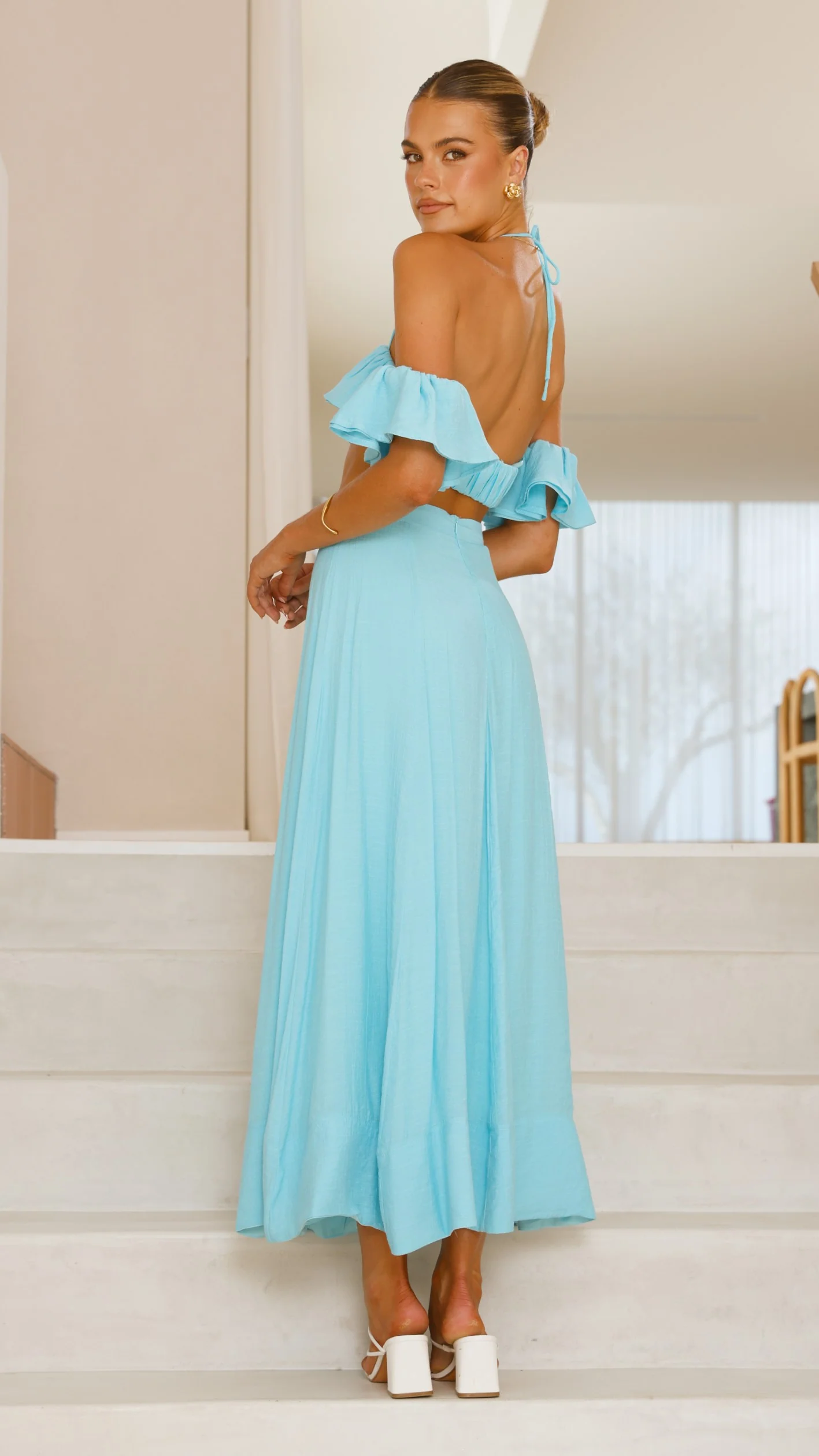 Trista Top - Blue - Image 4