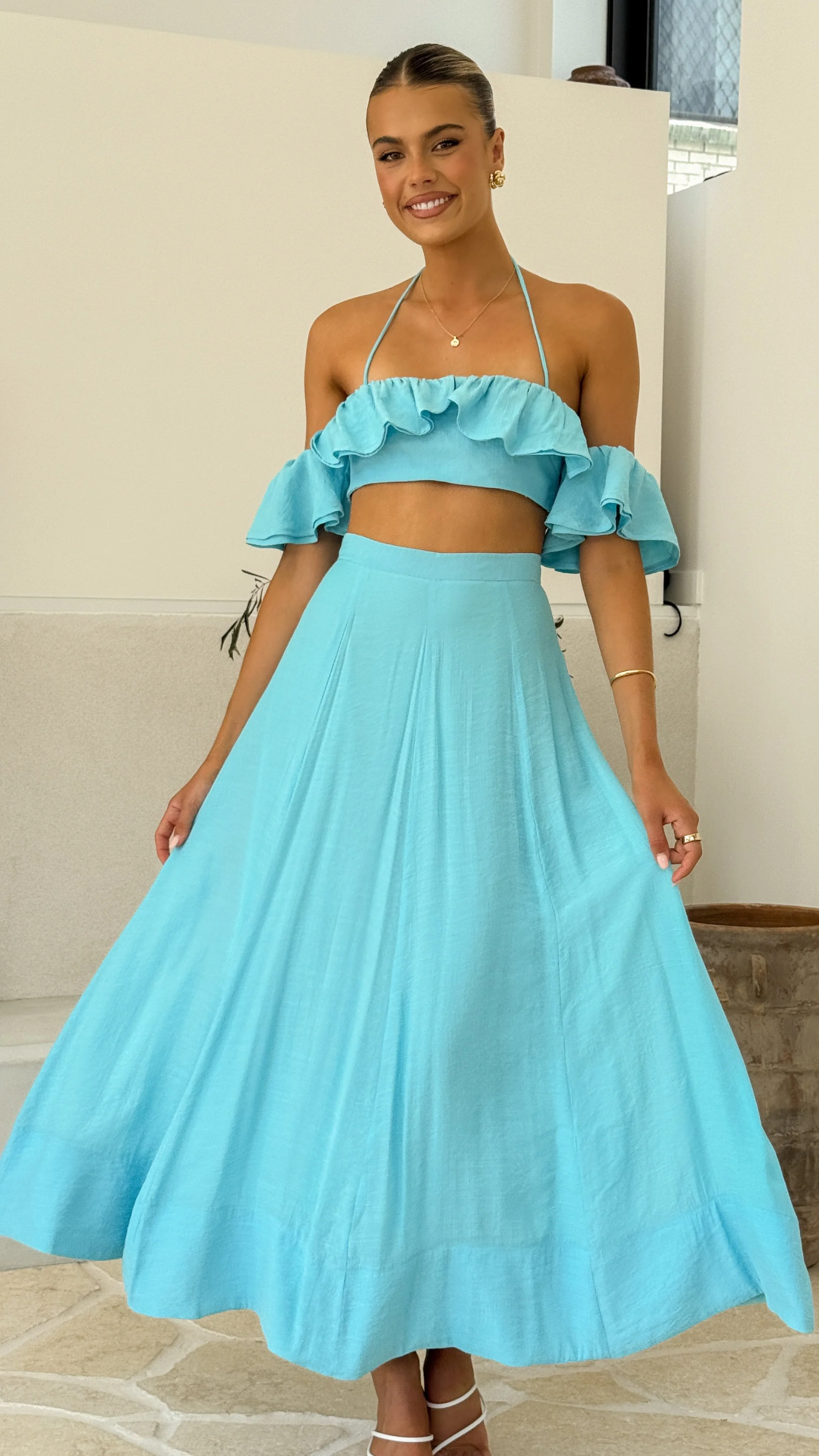 Trista Top - Blue - Image 5