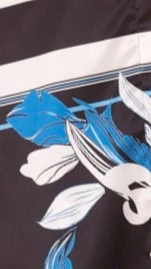 Valene Pants - Black/Blue Print - Image 6