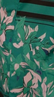 Valene Pants - Green/Pink Print - Image 7