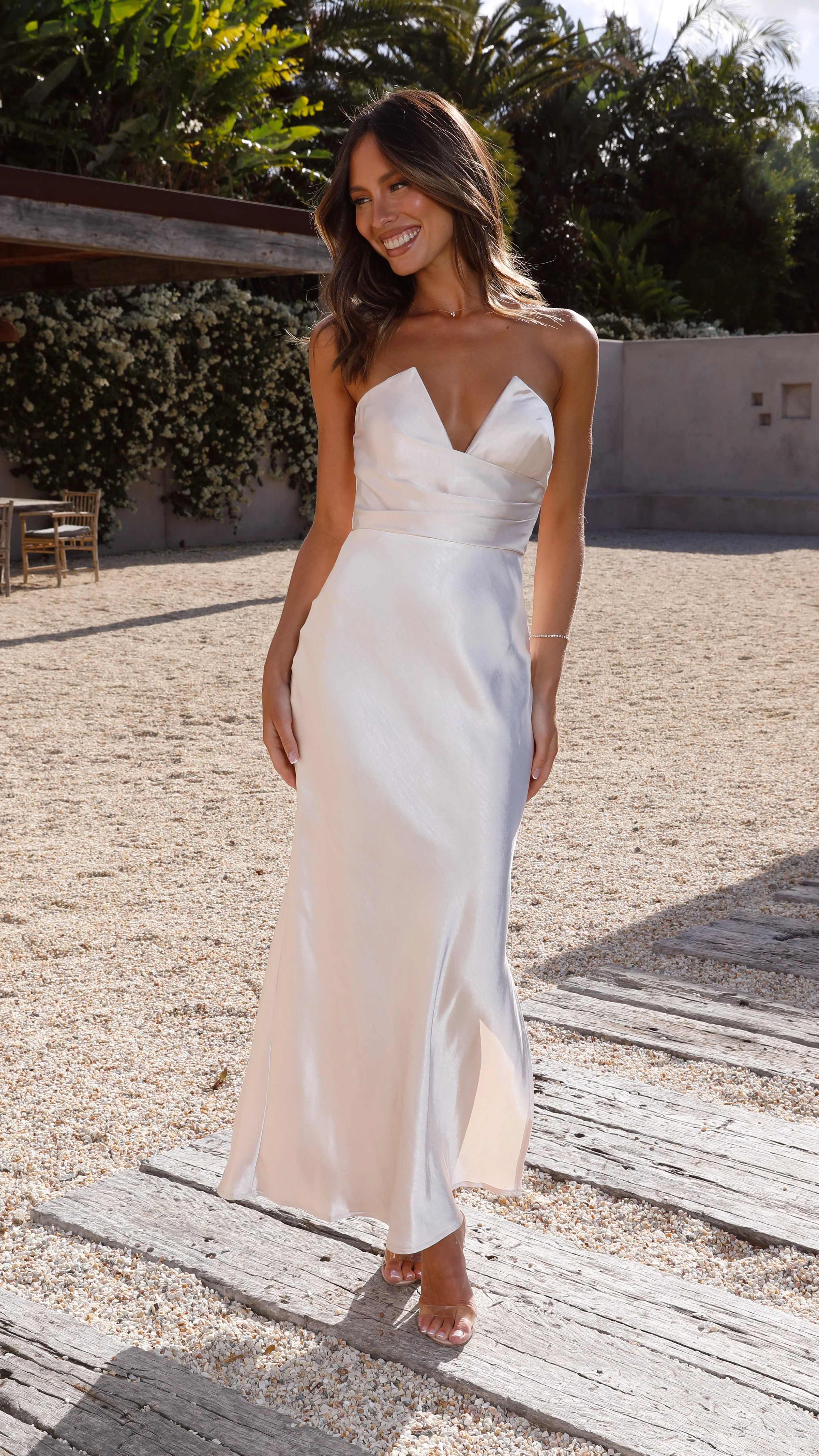 Valerie Maxi Dress - Champagne - Image 16