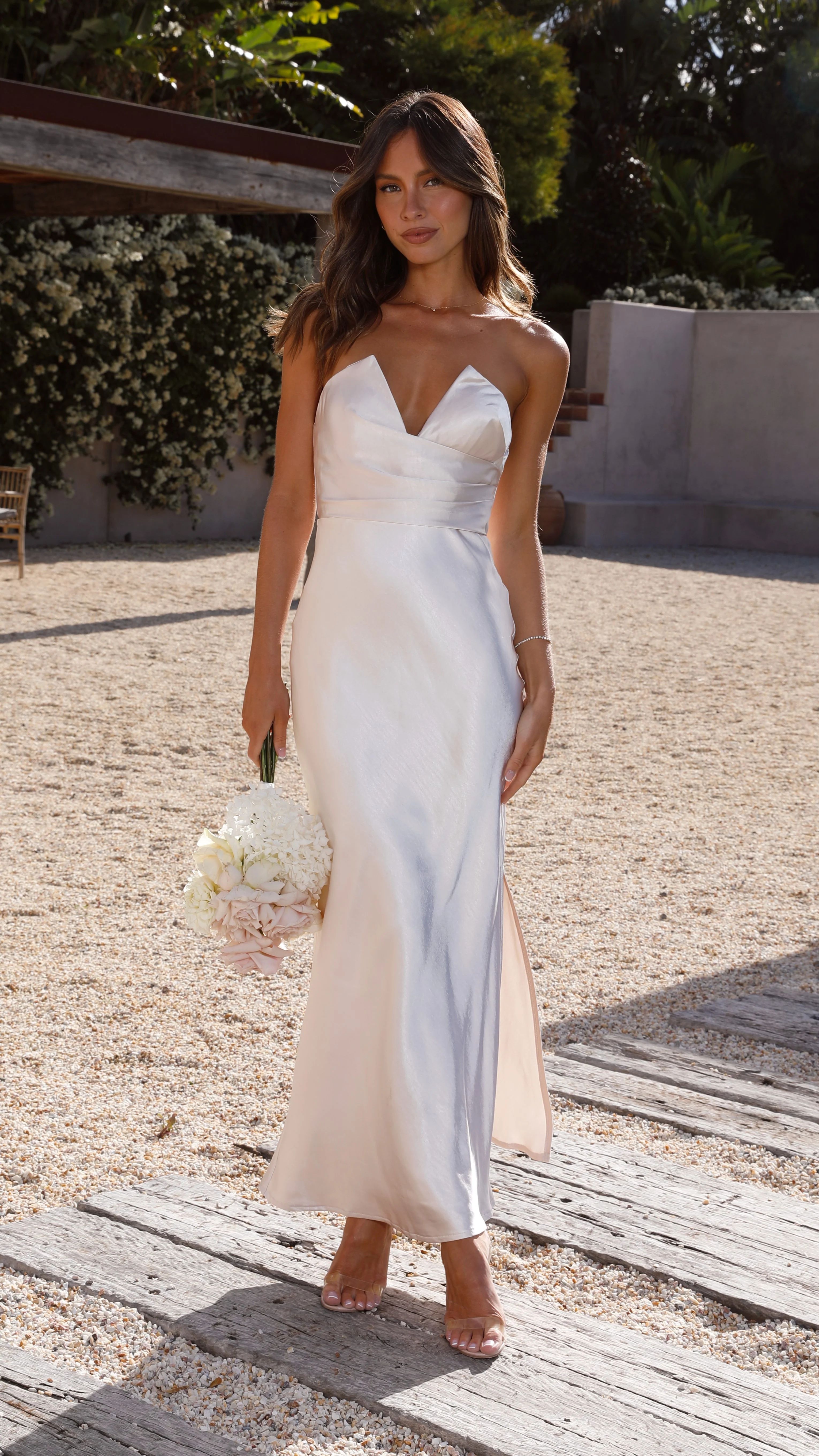 Valerie Maxi Dress - Champagne - Image 21