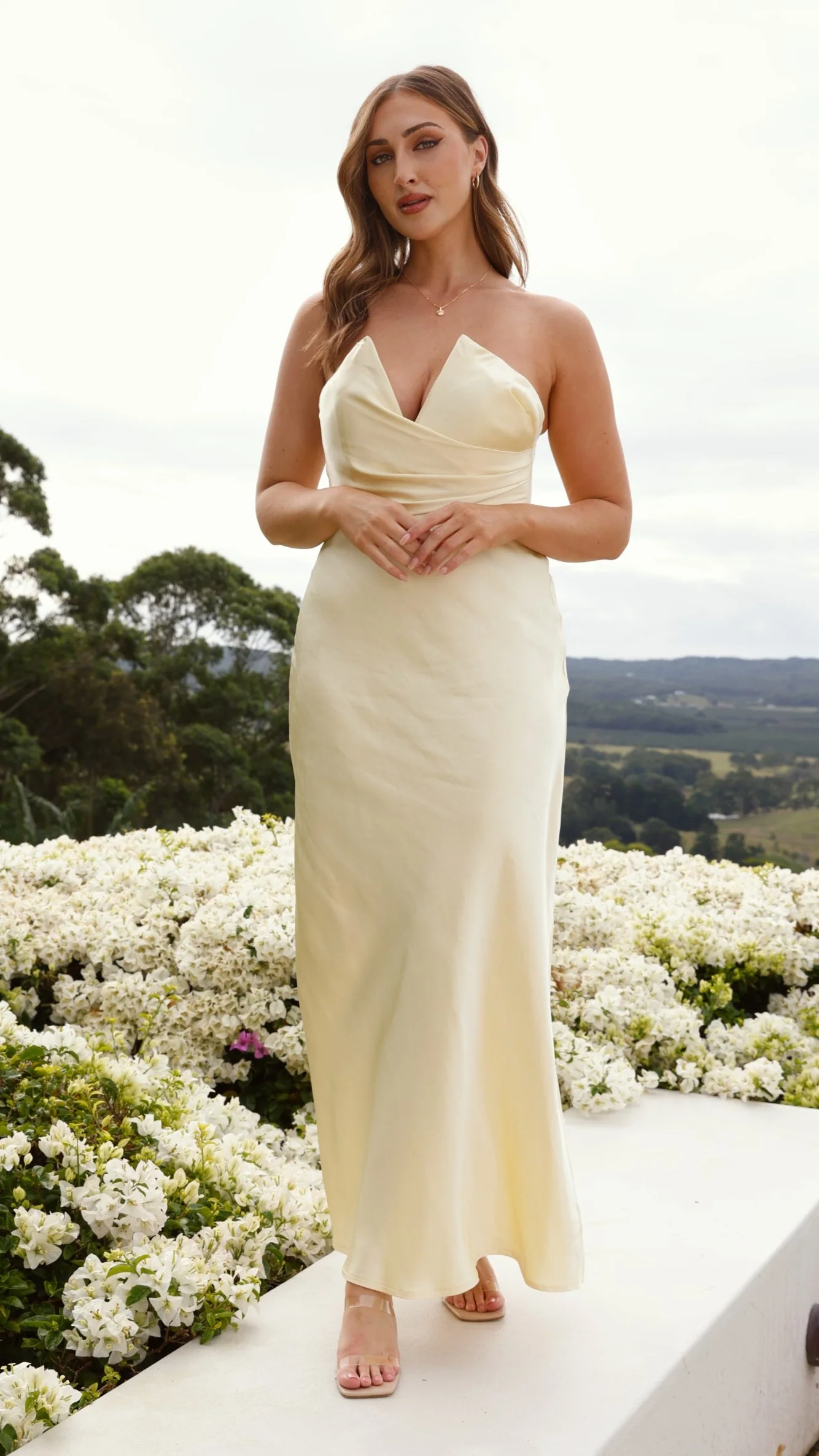 Valerie Maxi Dress - Yellow - Image 5