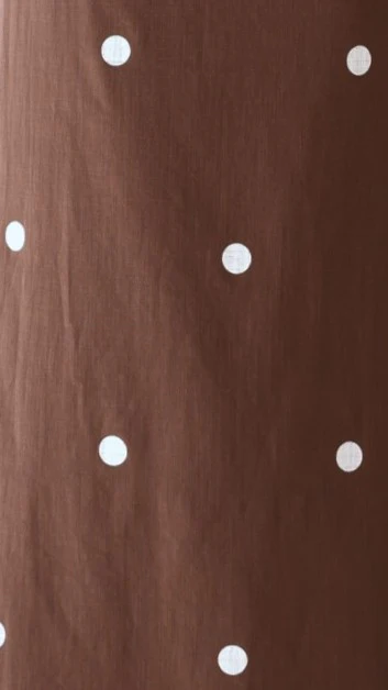 Vana Maxi Dress - Brown/White Polka - Image 5