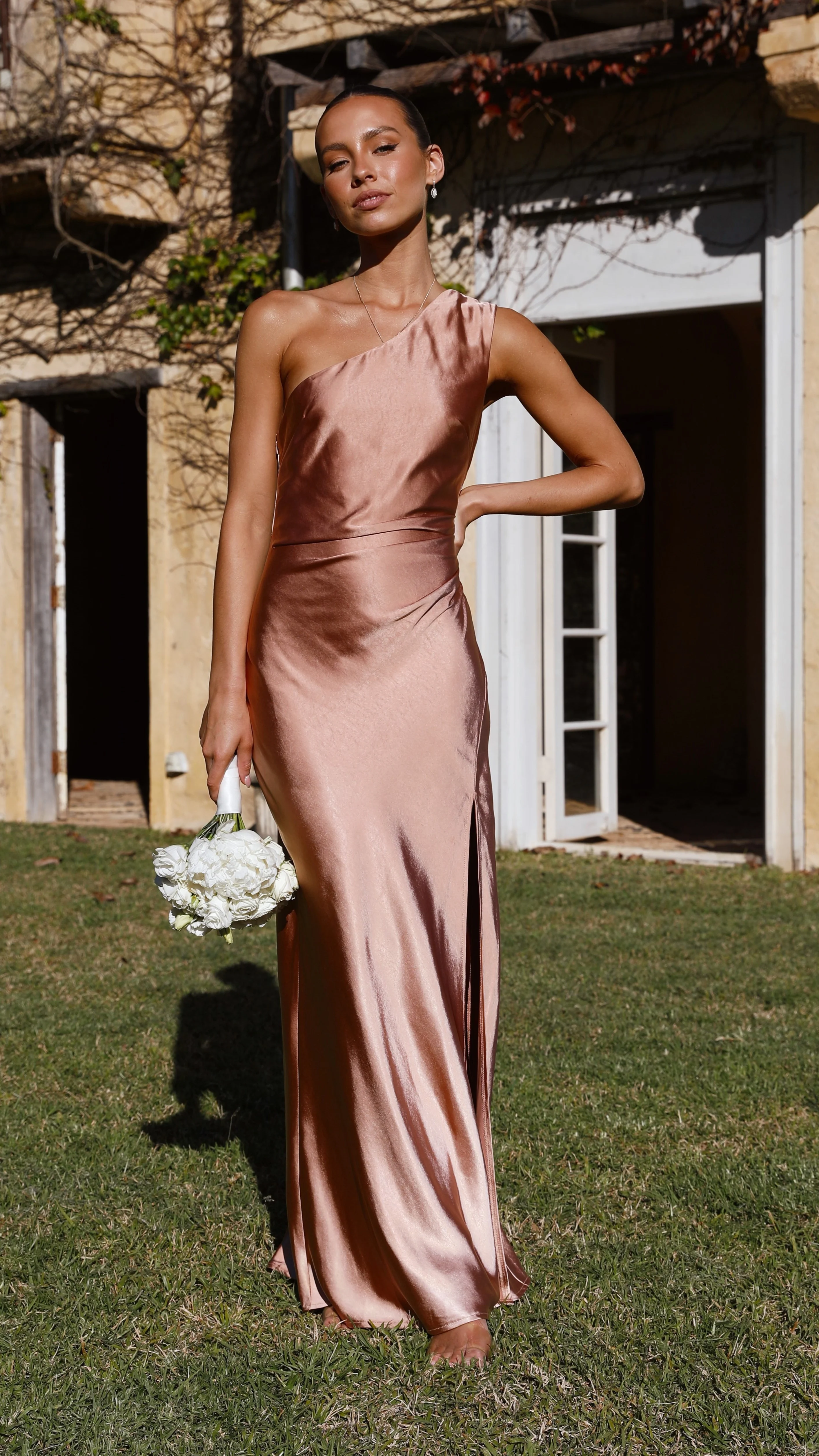 Victoria Maxi Dress - Clay - Image 7