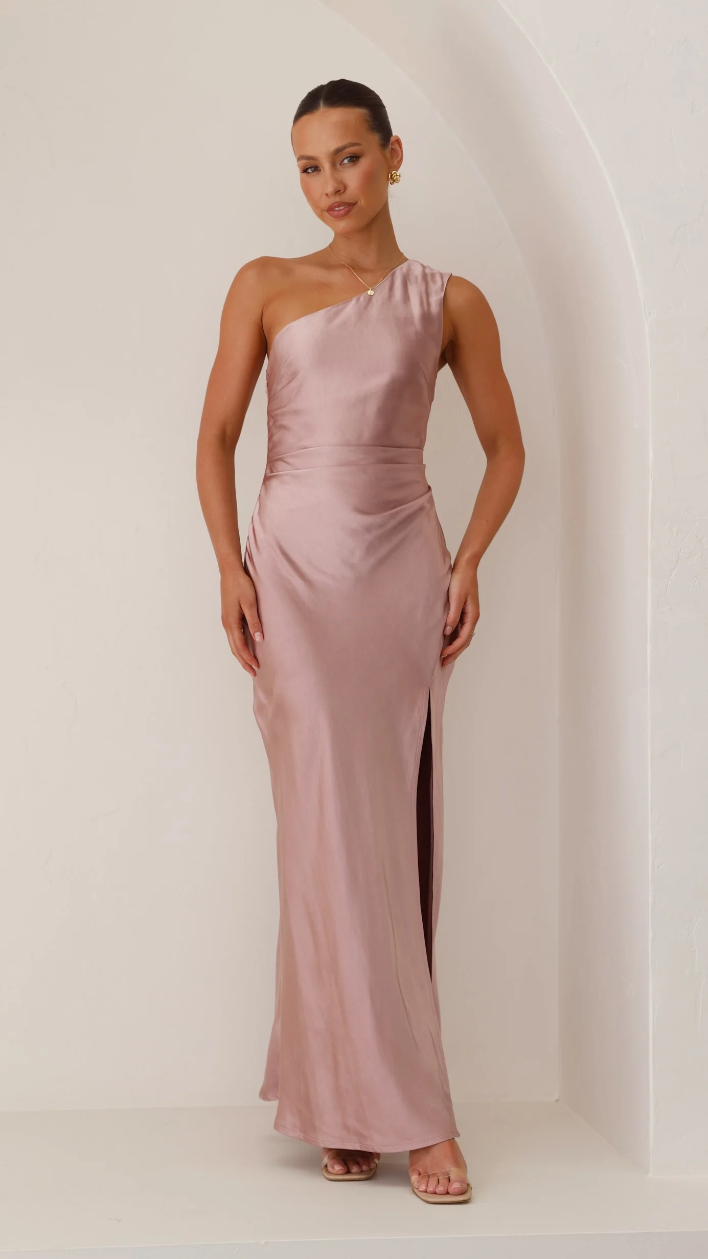 Victoria Maxi Dress - Dusty Pink - Image 18
