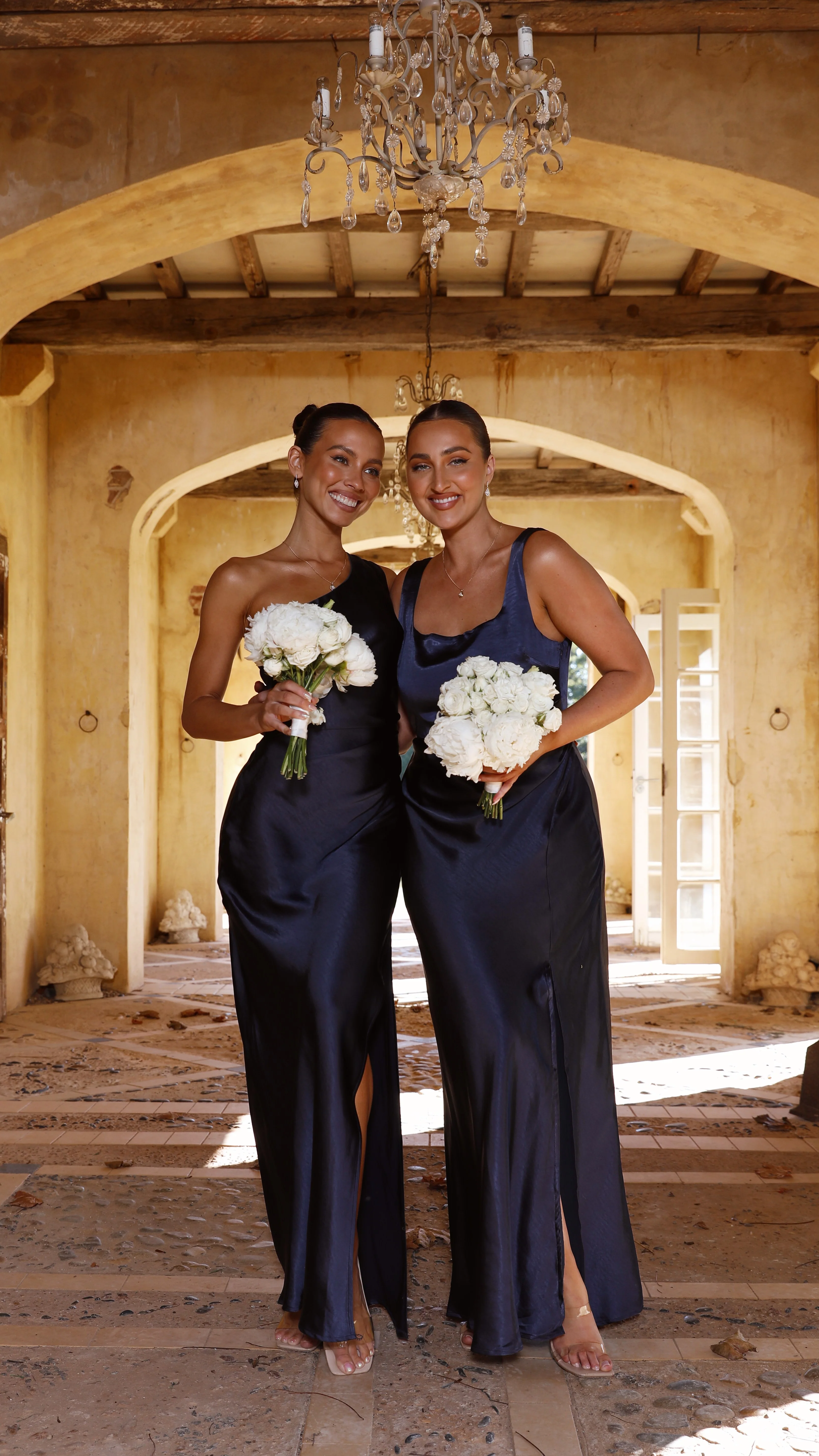 Victoria Maxi Dress - Navy - Image 13
