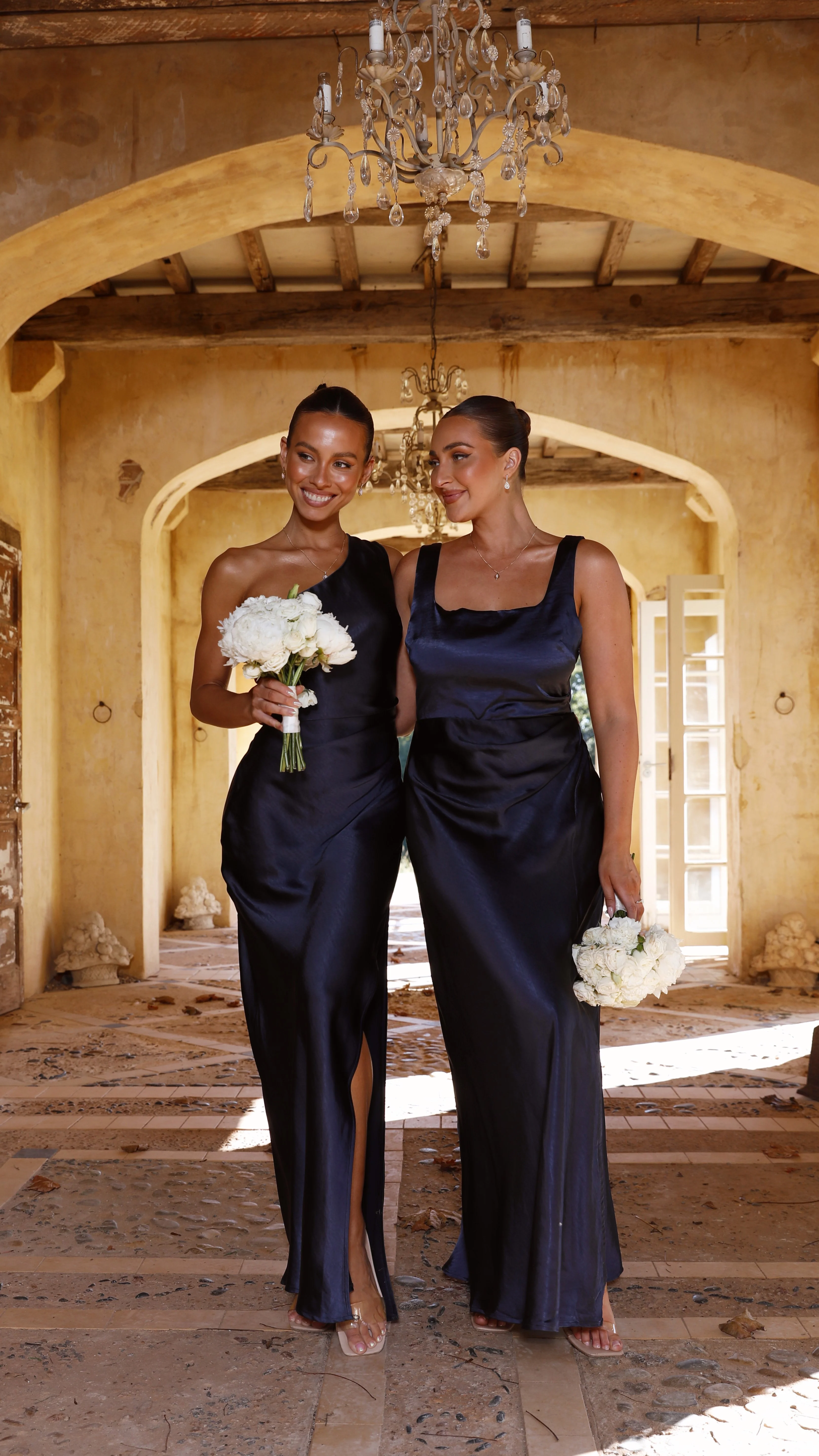 Victoria Maxi Dress - Navy - Image 20