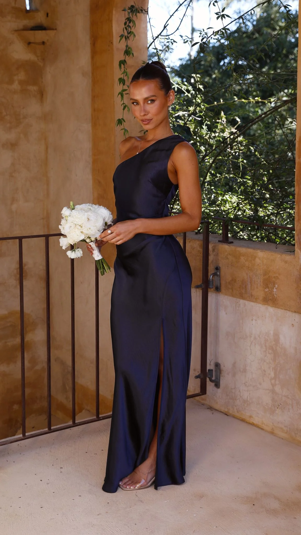 Victoria Maxi Dress - Navy - Image 6