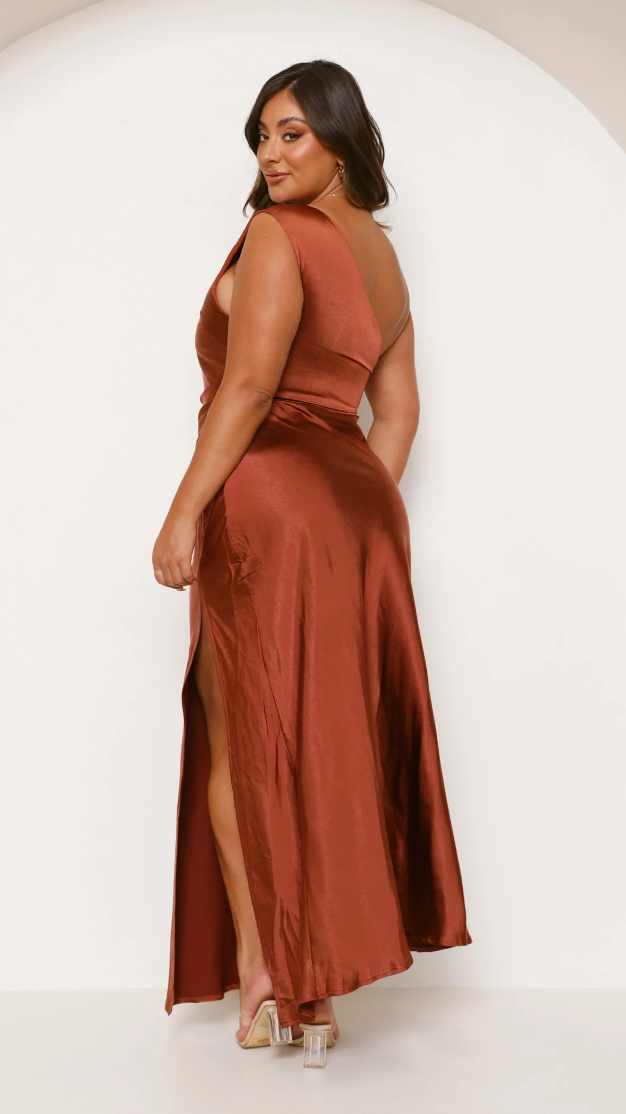 Victoria Maxi Dress - Rust - Image 6