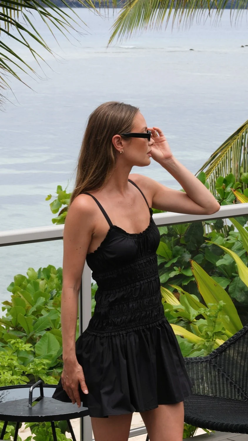 Vida Mini Dress - Black - Image 10