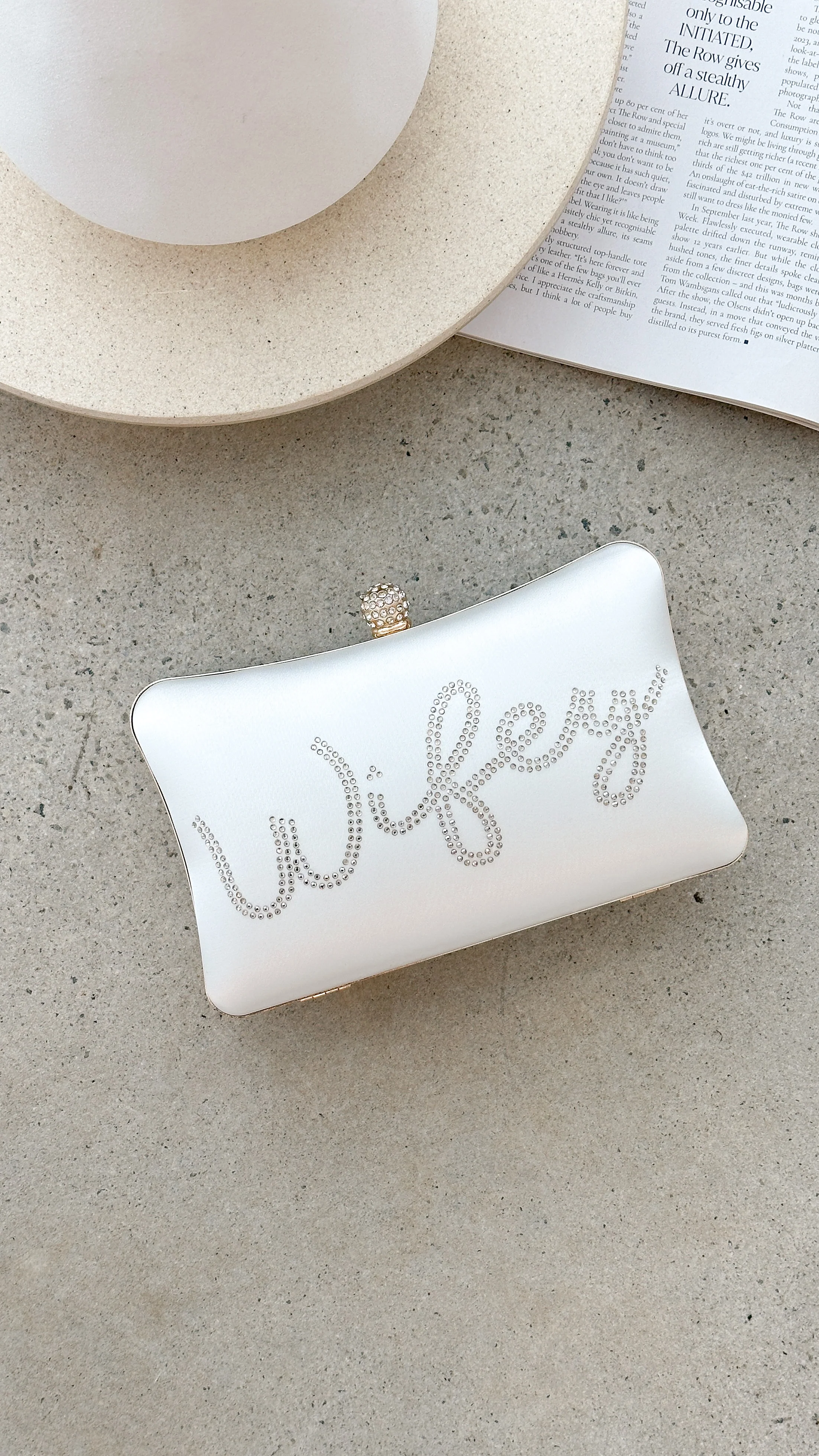 Wifey Satin Clutch - Gold - Image 6