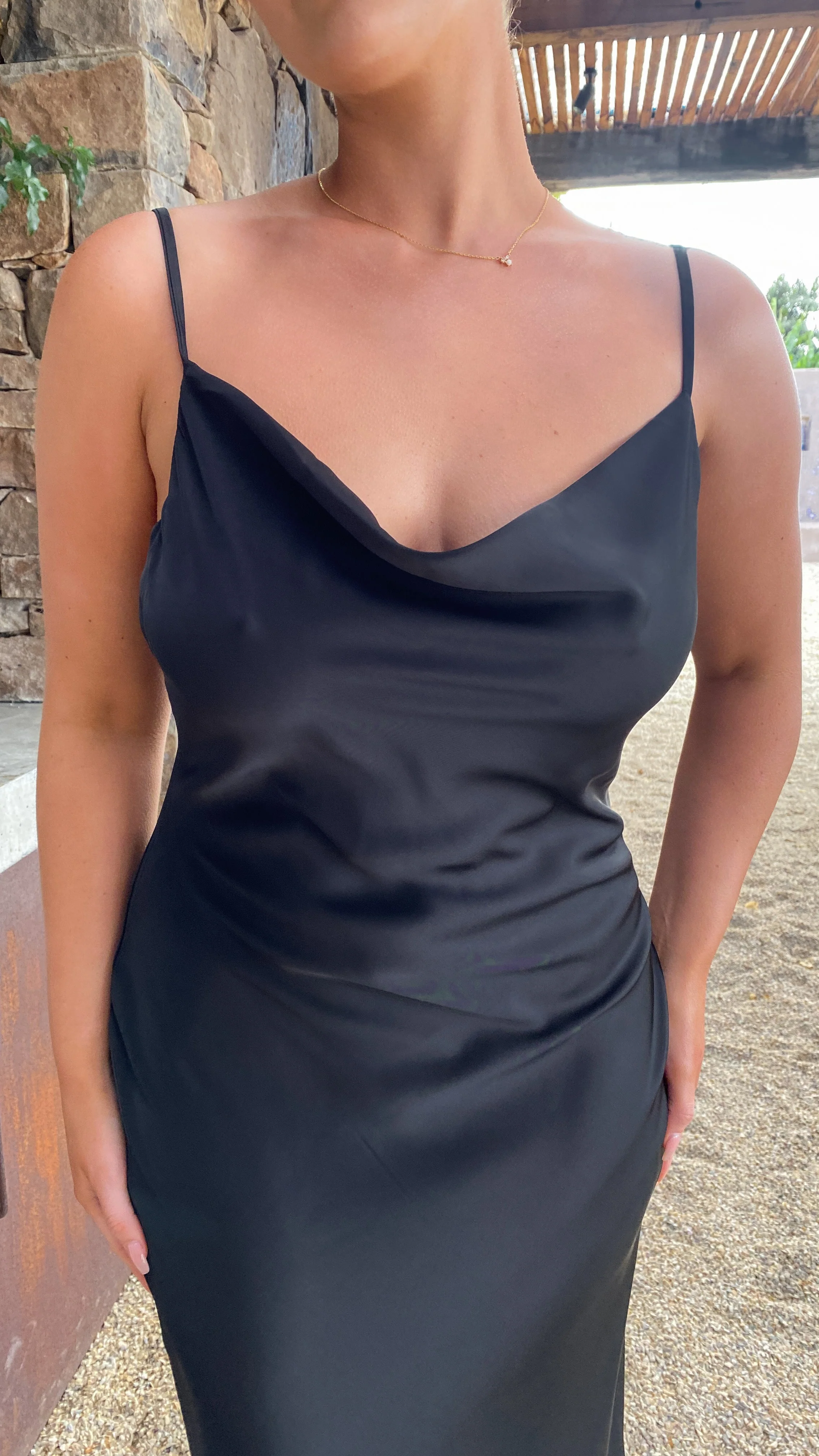 Willow Maxi Dress - Black - Image 13