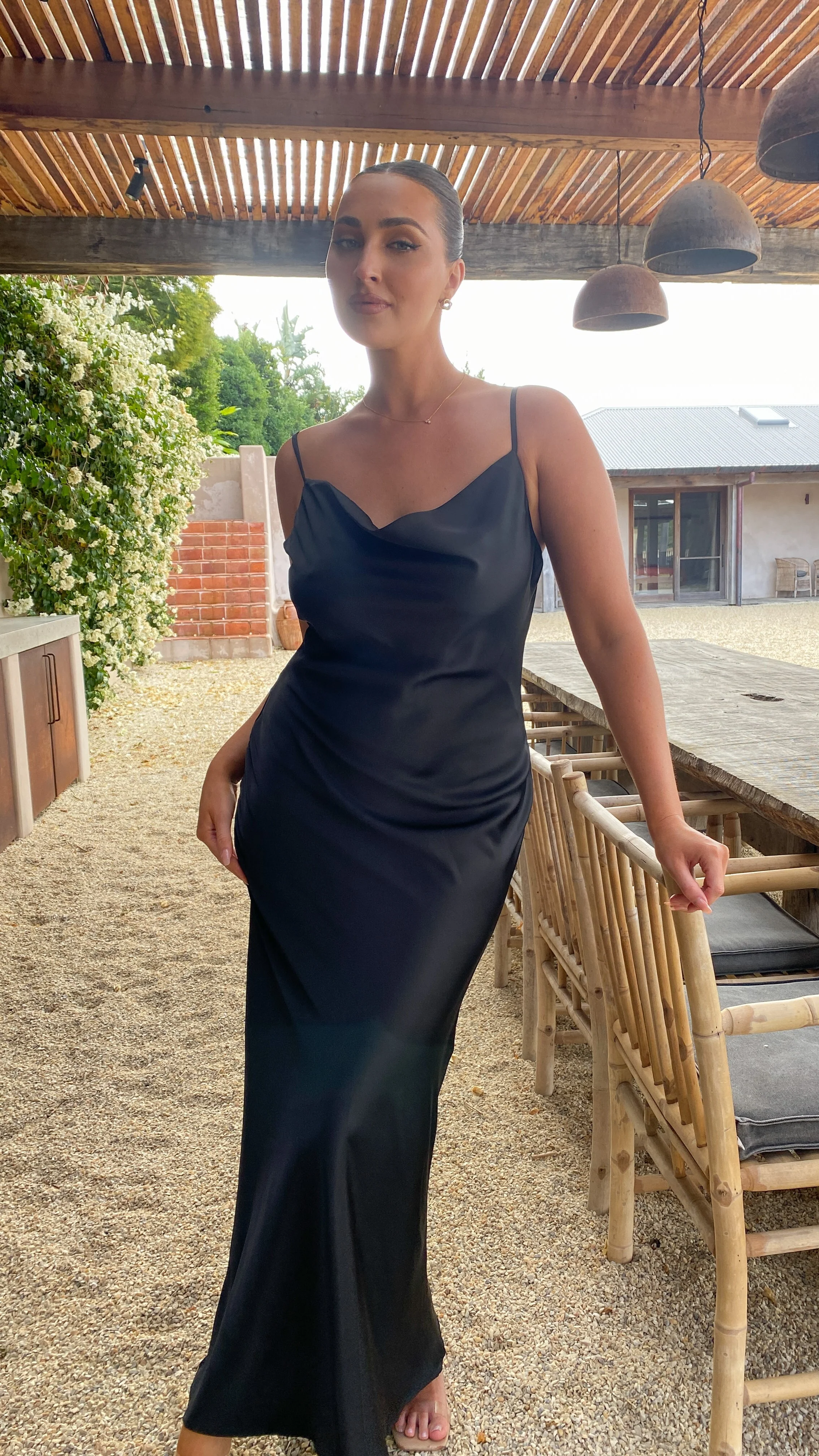 Willow Maxi Dress - Black - Image 14
