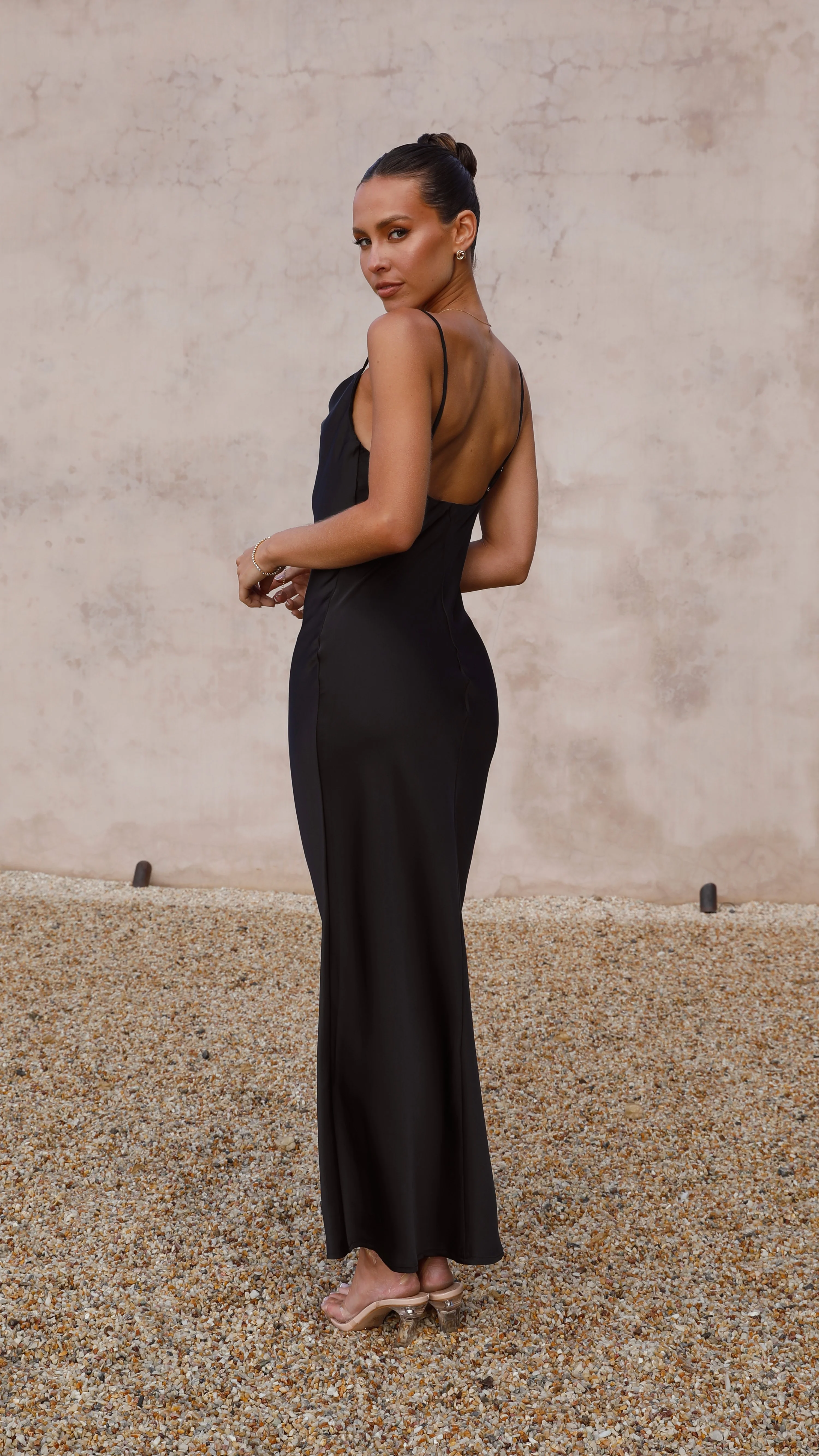 Willow Maxi Dress - Black - Image 9