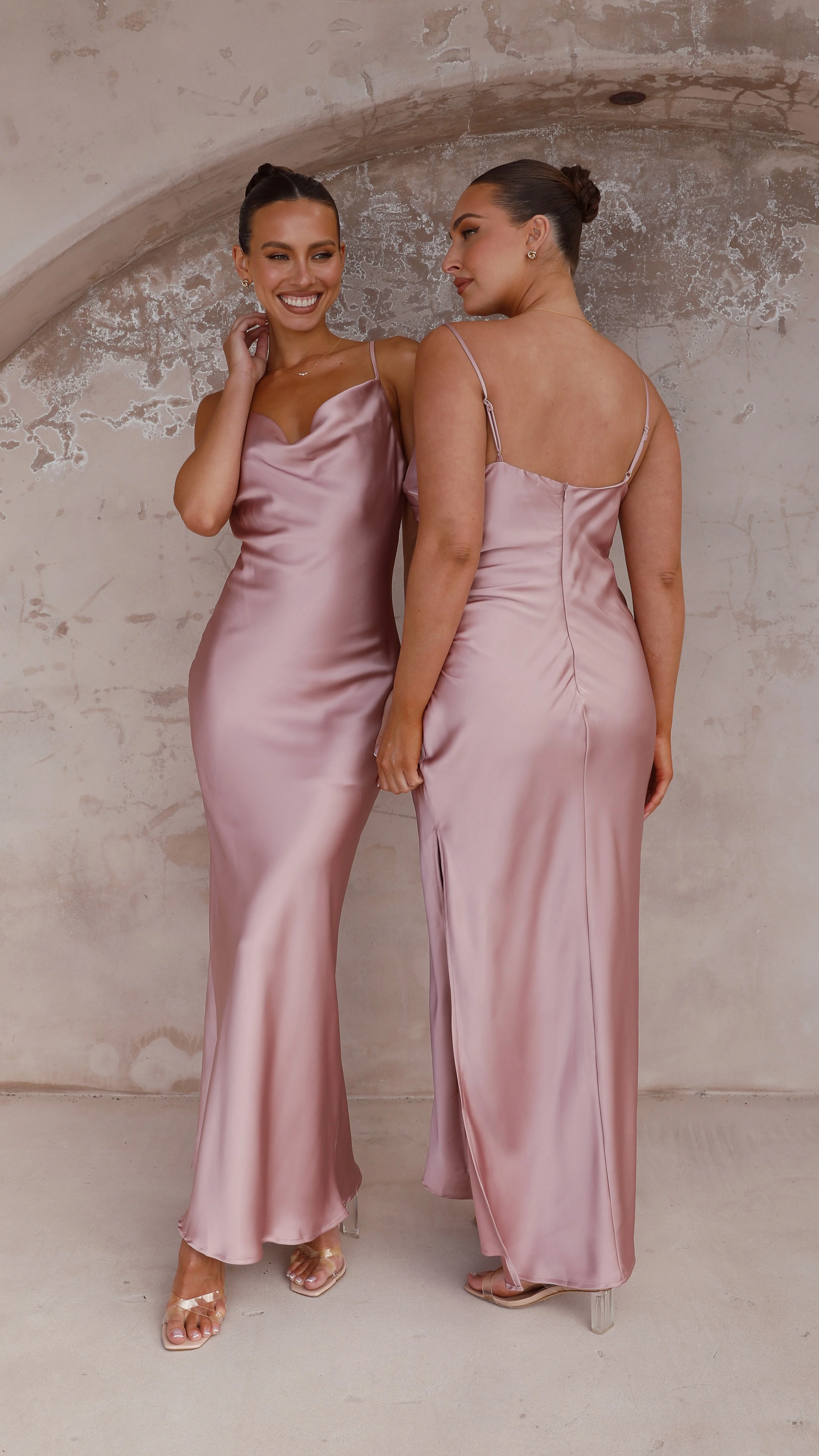 Willow Maxi Dress - Dusty Pink - Image 20