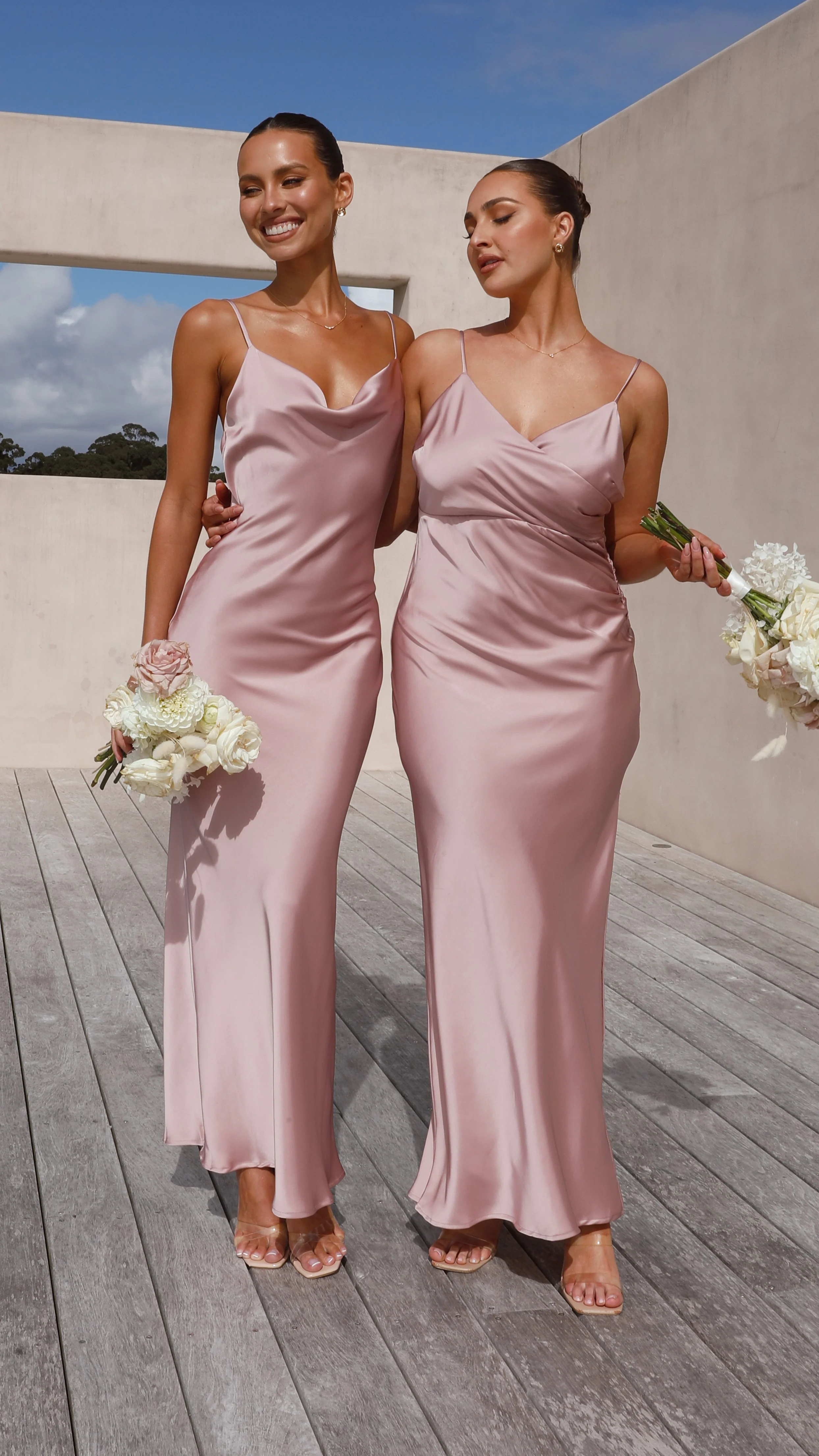 Willow Maxi Dress - Dusty Pink - Image 28