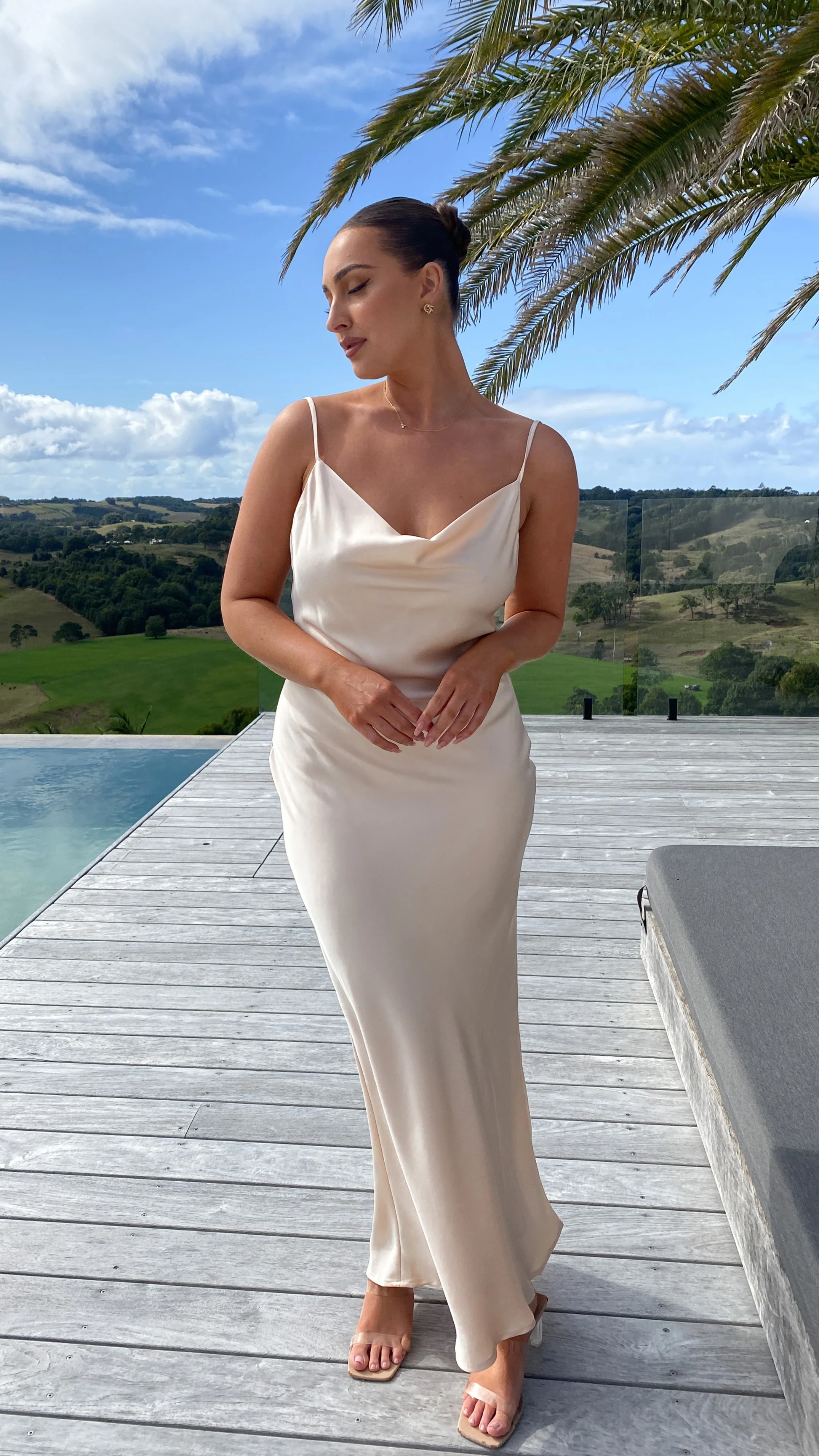 Willow Maxi Dress - Soft Gold - Image 24