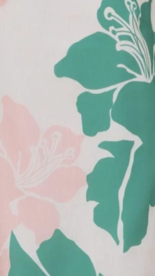 Xandria Mini Dress - Pink/Green Print - Image 9