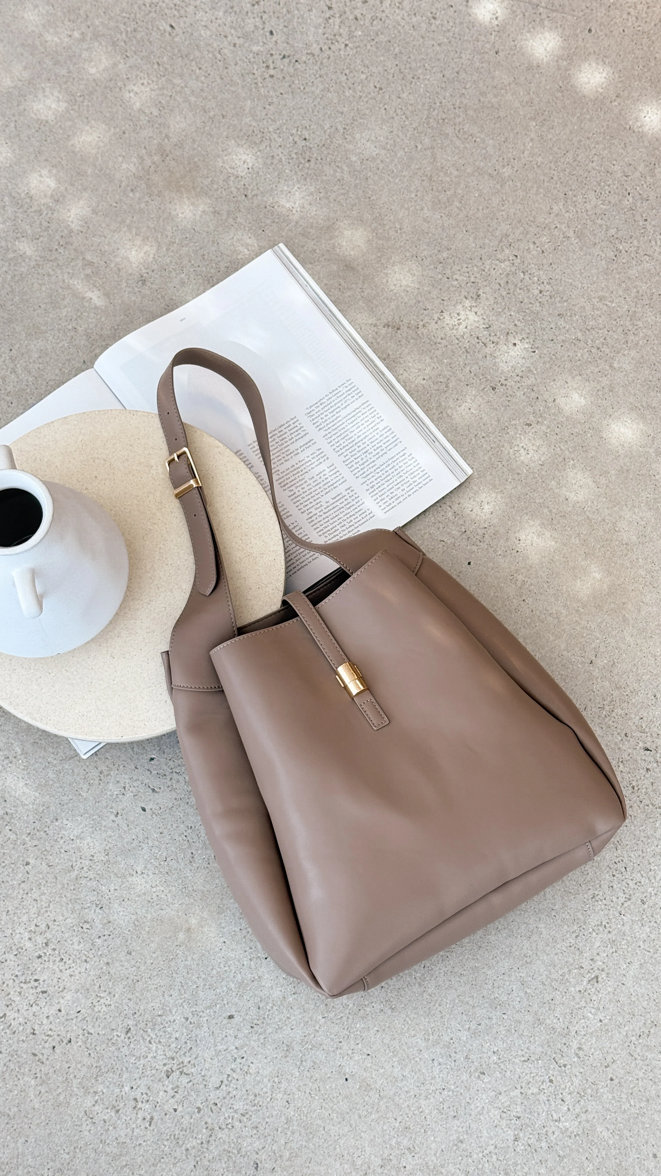 Yara Shoulder Bag - Truffle - Image 3
