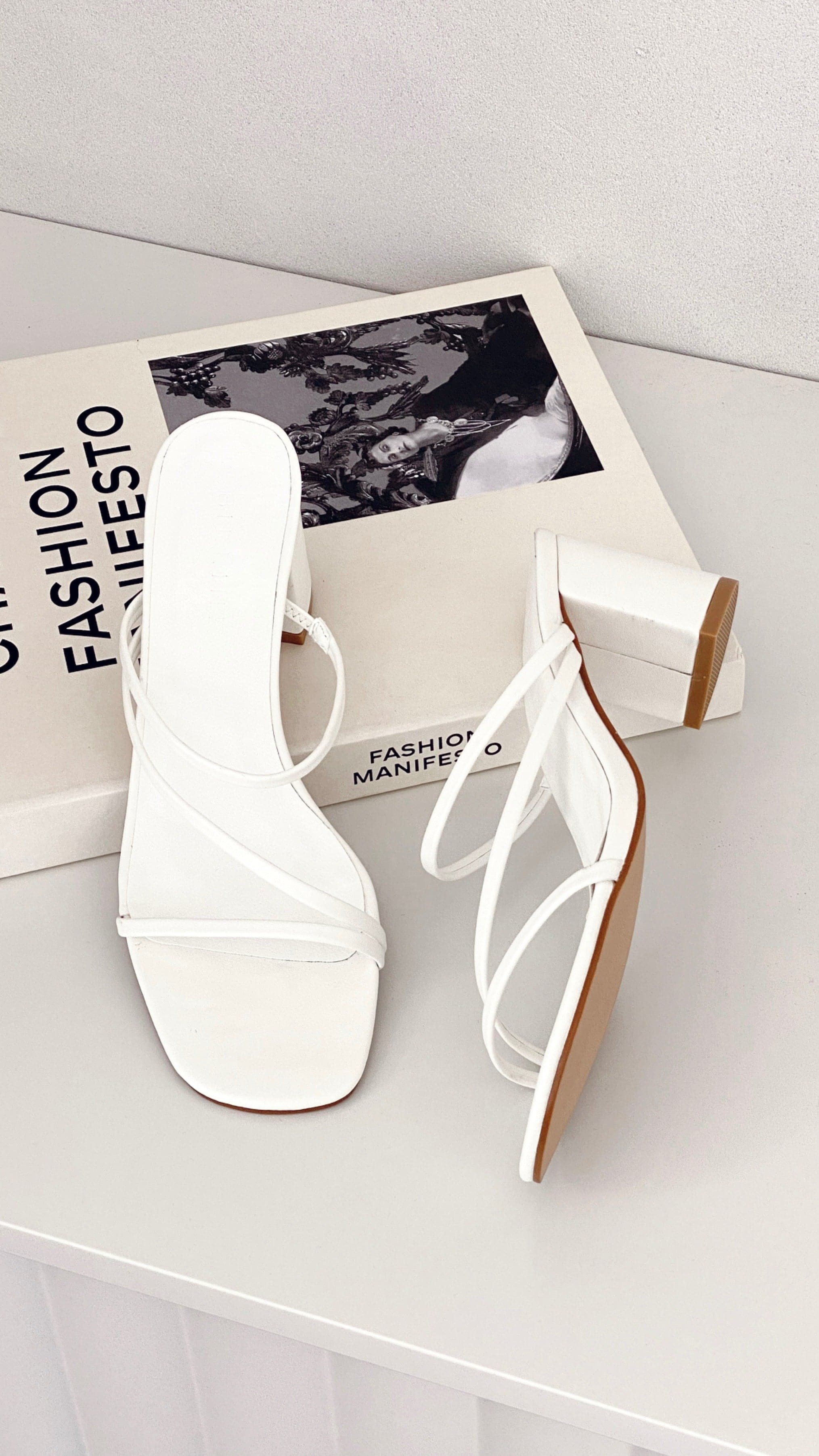 Yazmin Heel - White - Image 6
