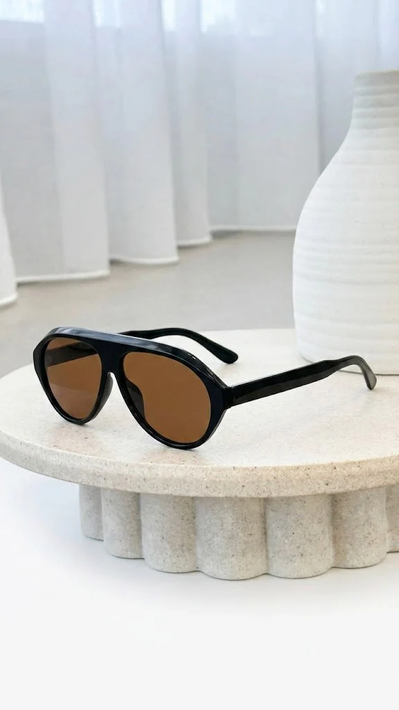 Zaeli Sunglasses - Black/Brown - Image 2