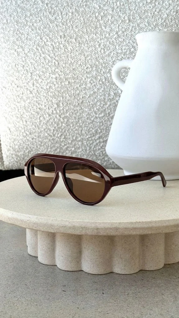 Zaeli Sunglasses - Wine/Brown - Image 2