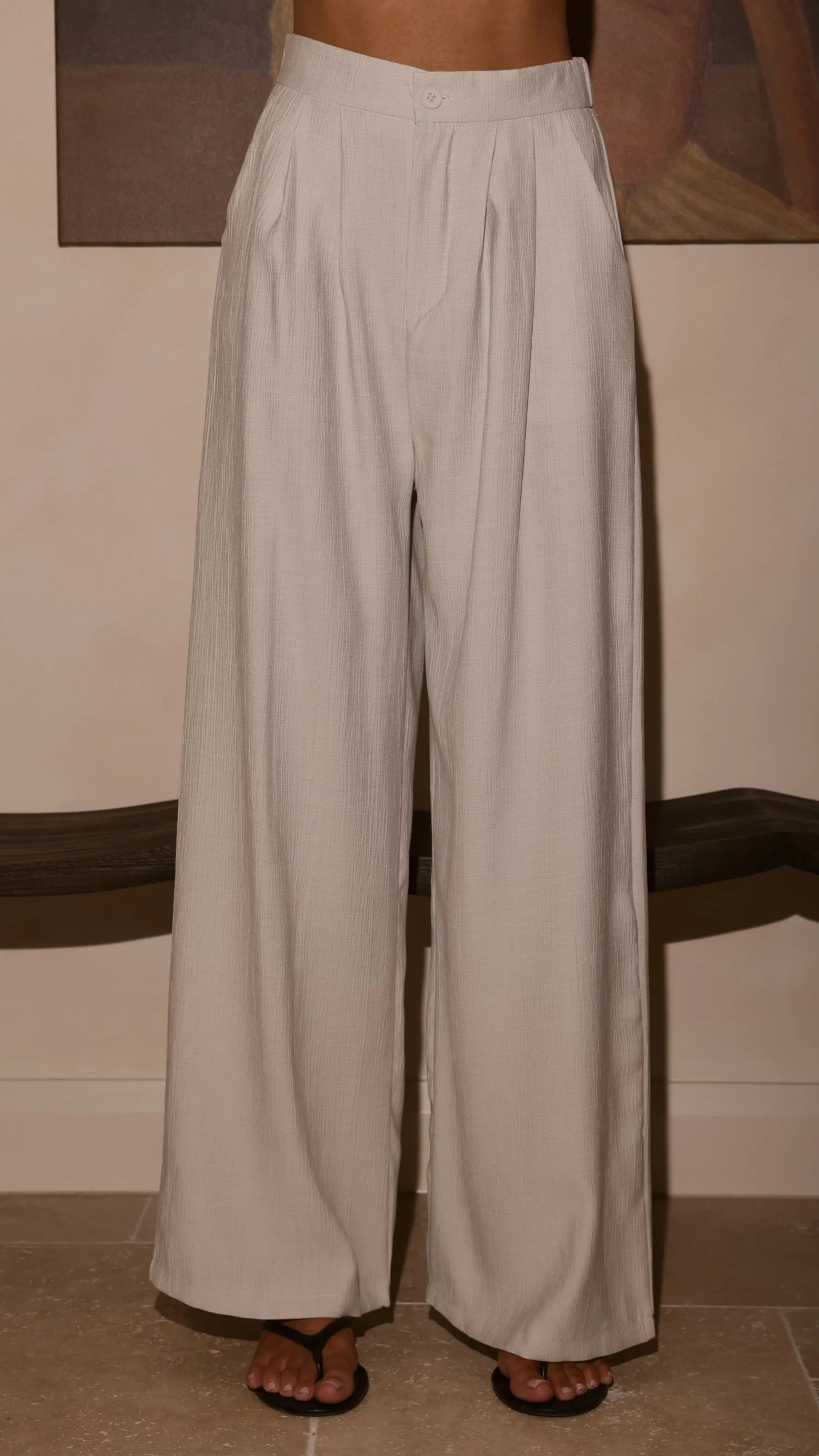 Zahira Pants - Oat - Image 4