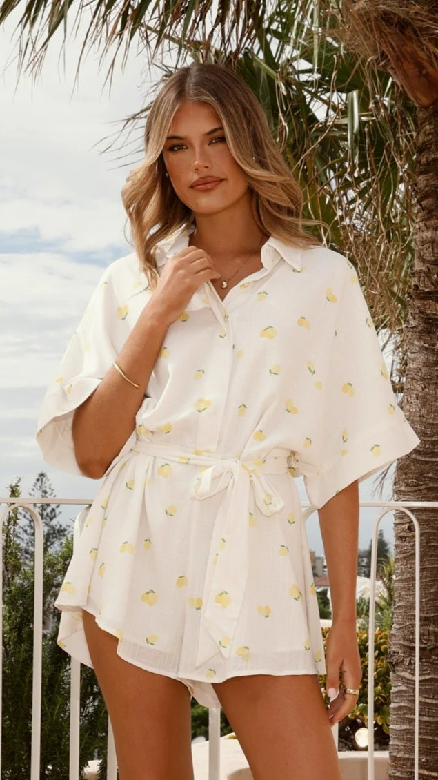 Zarriah Playsuit - Limone - Image 2