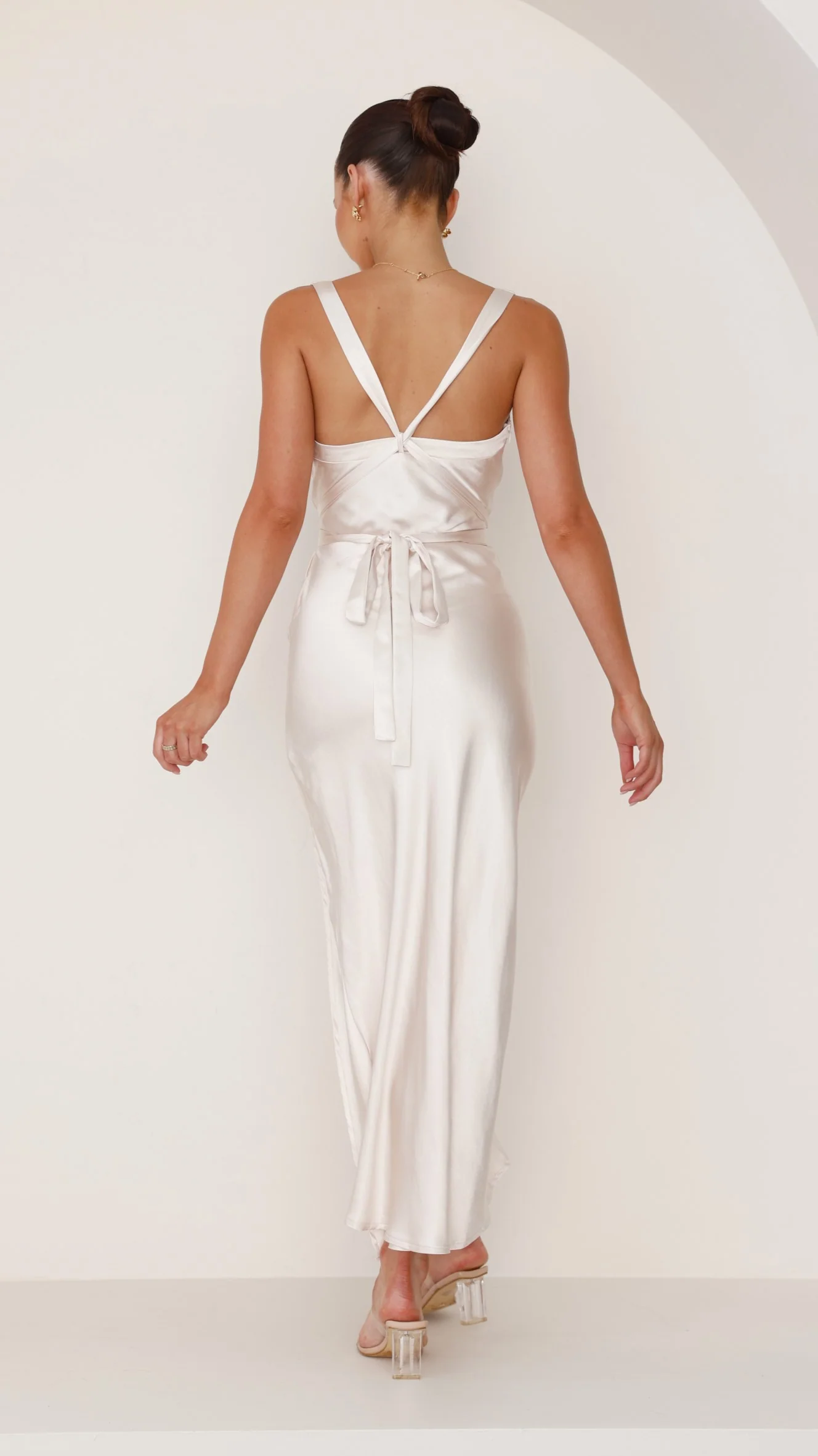 Zendaya Maxi Dress - Champagne - Image 6