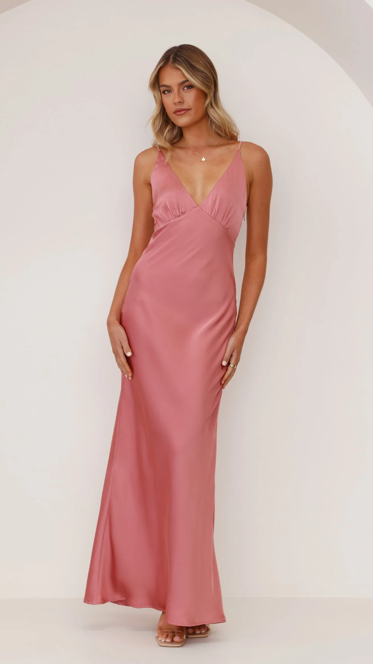Ziah Maxi Dress - Baked Rose - Image 11